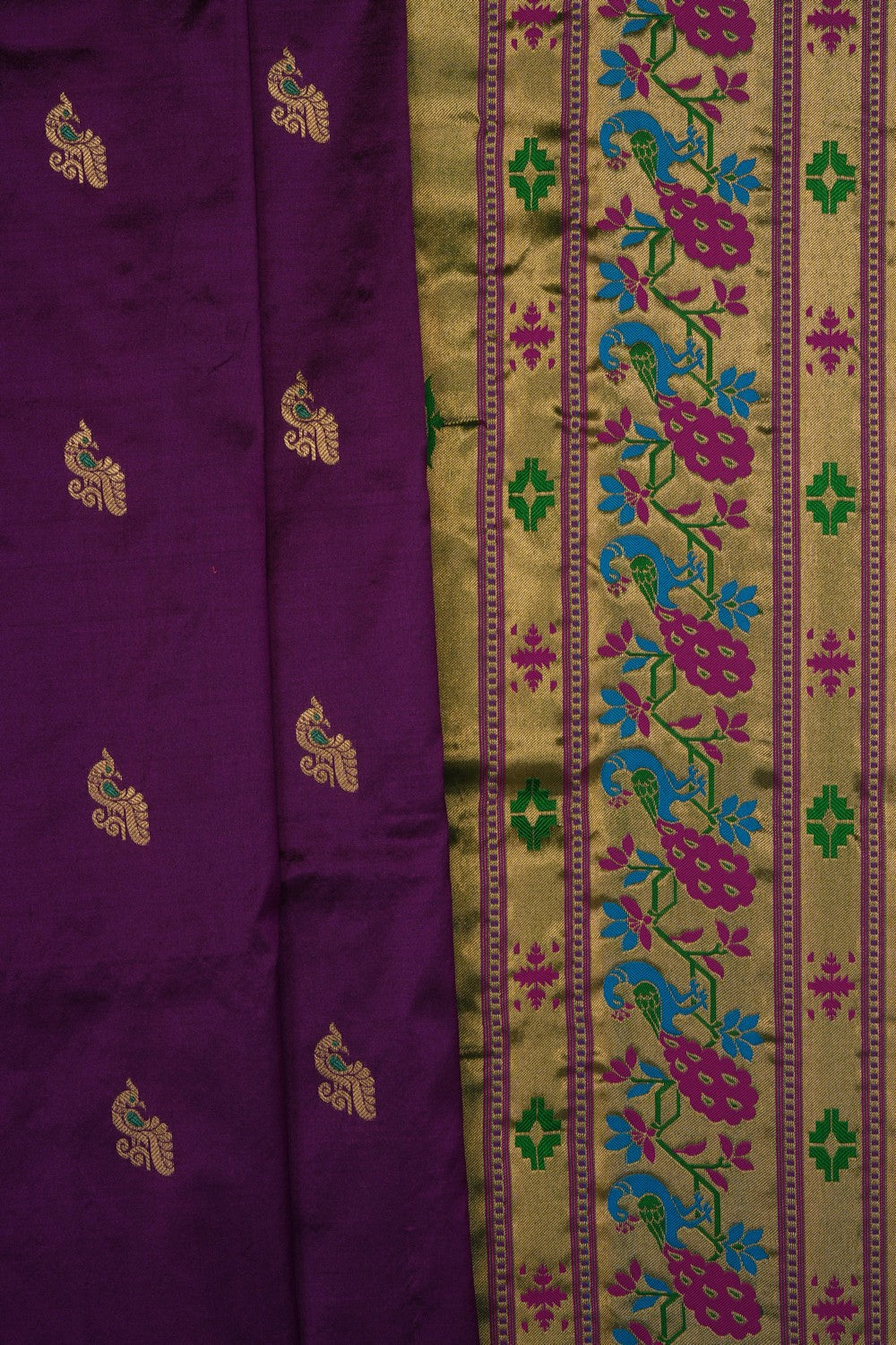 Image of A Paithani Fusion Saree