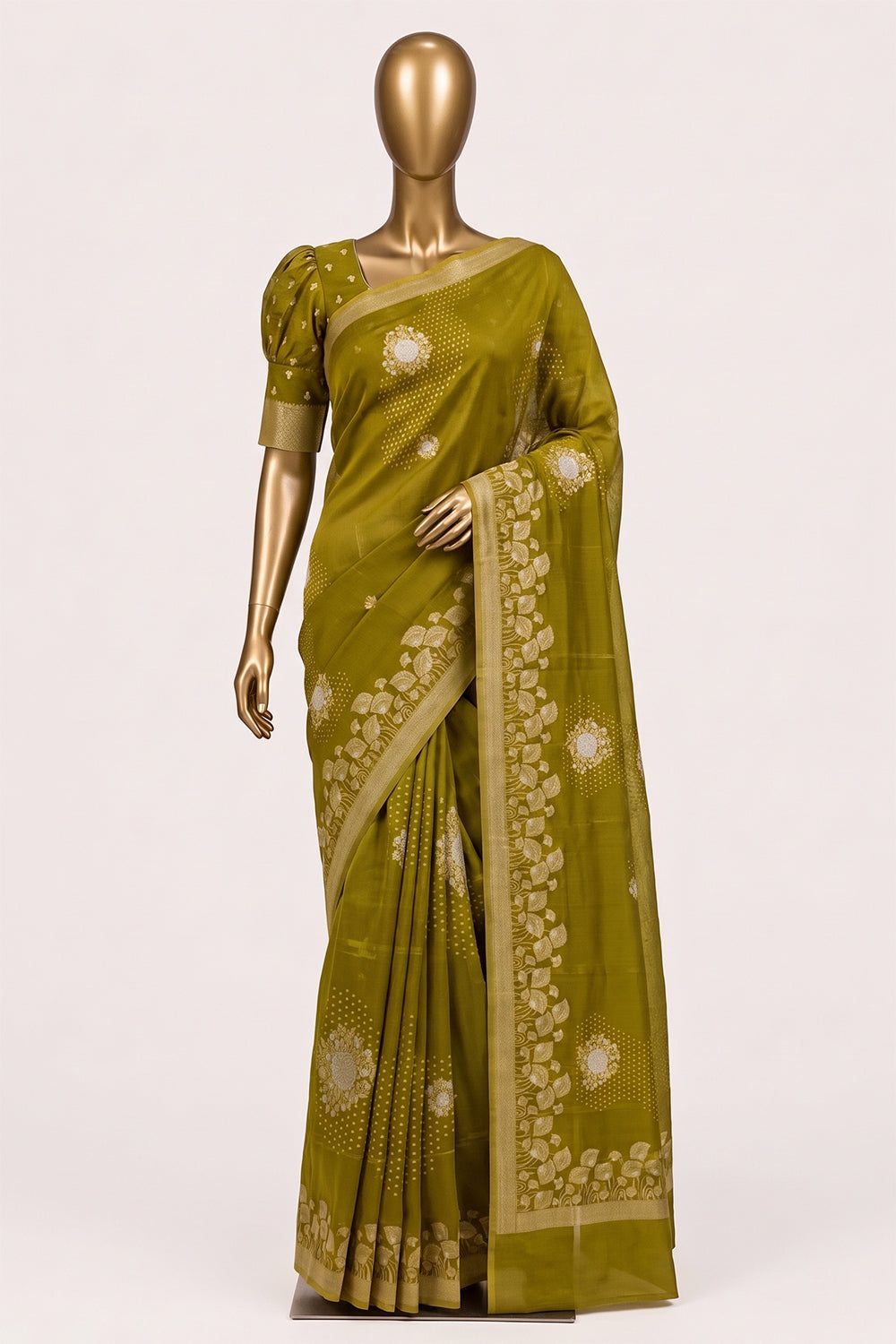 Image of Banarasi Chiniya Silk Saree
