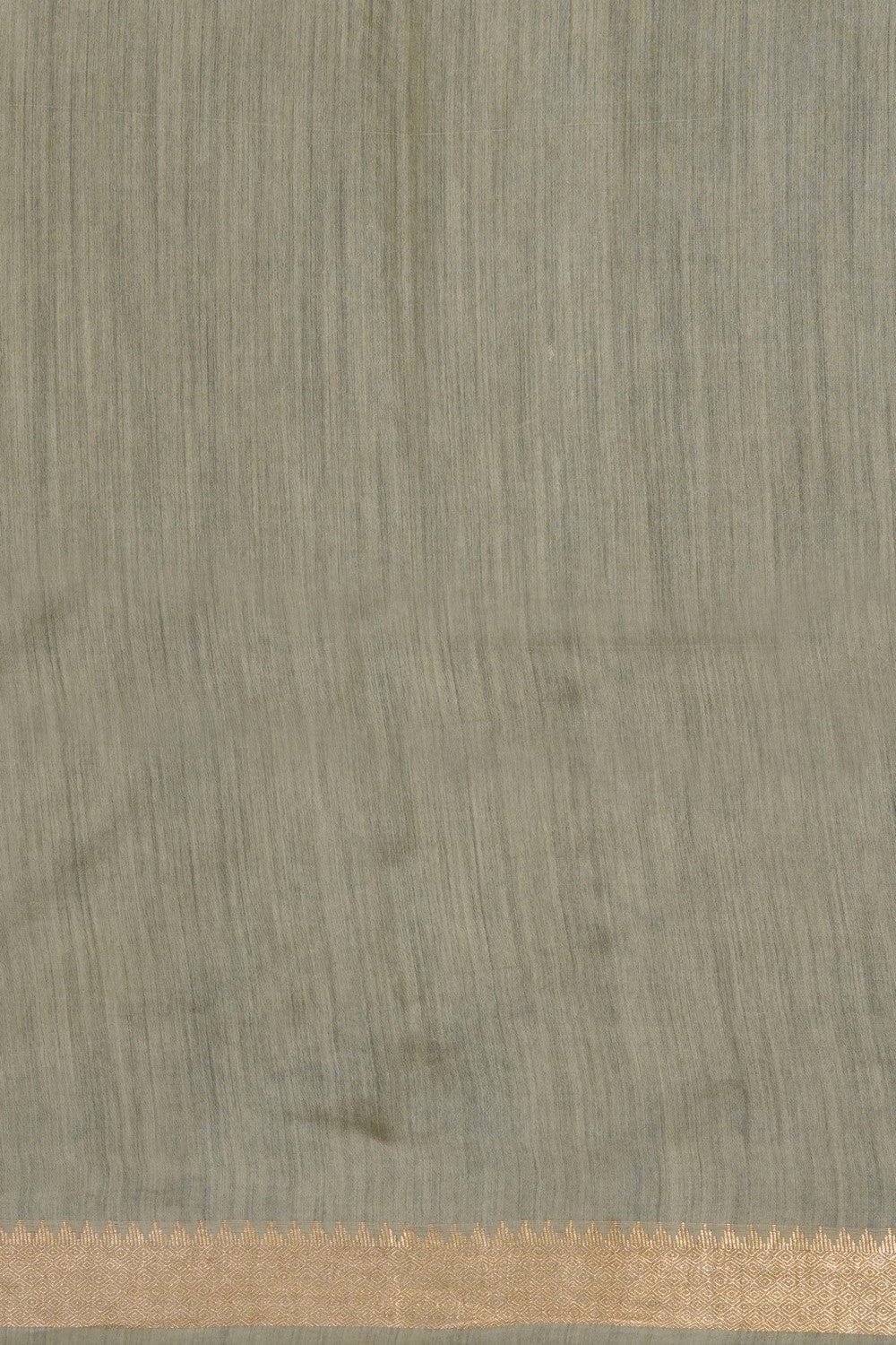 Image of Pistachio-Green Tussar Silk Saree