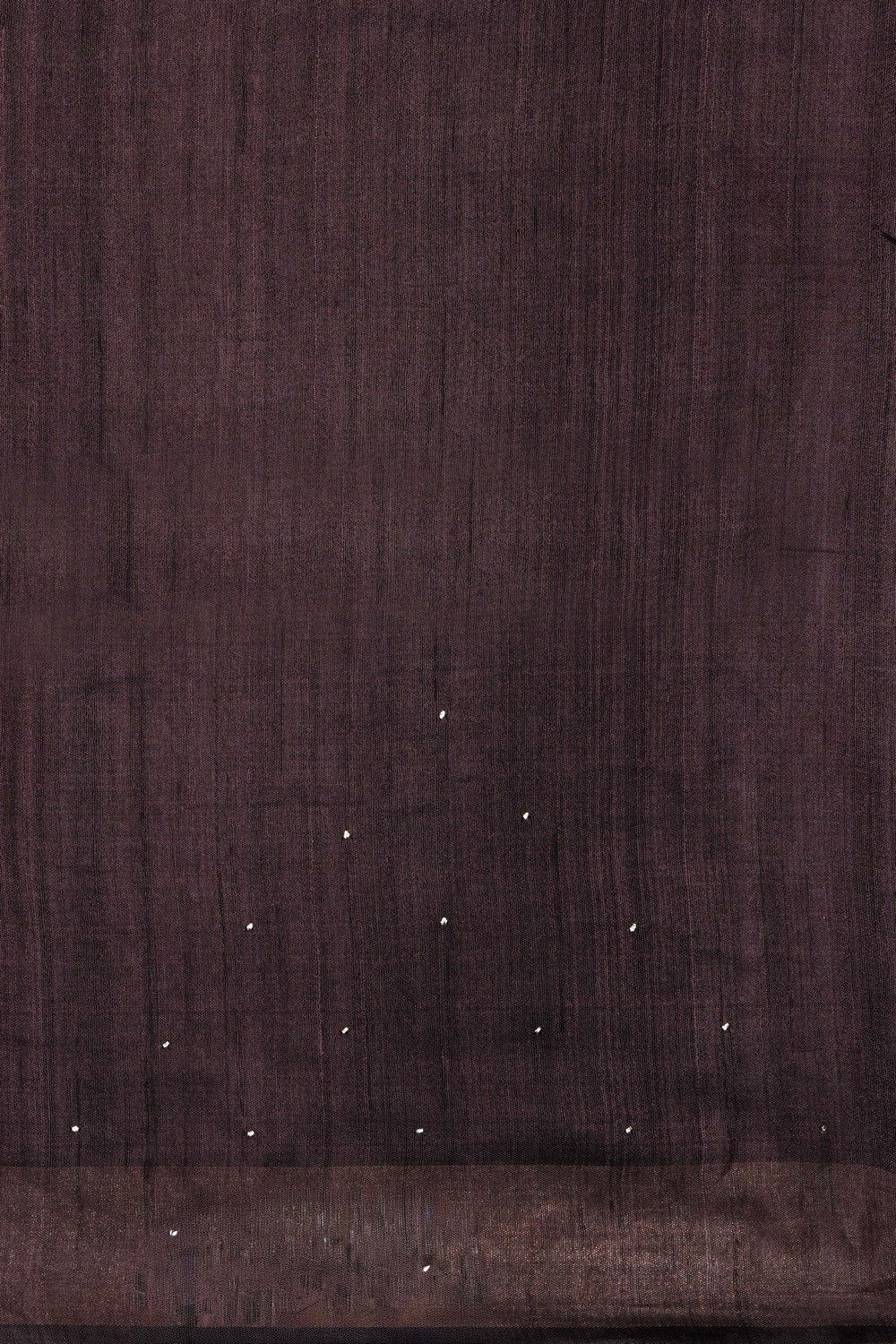Image of Grey Tussar Silk Saree