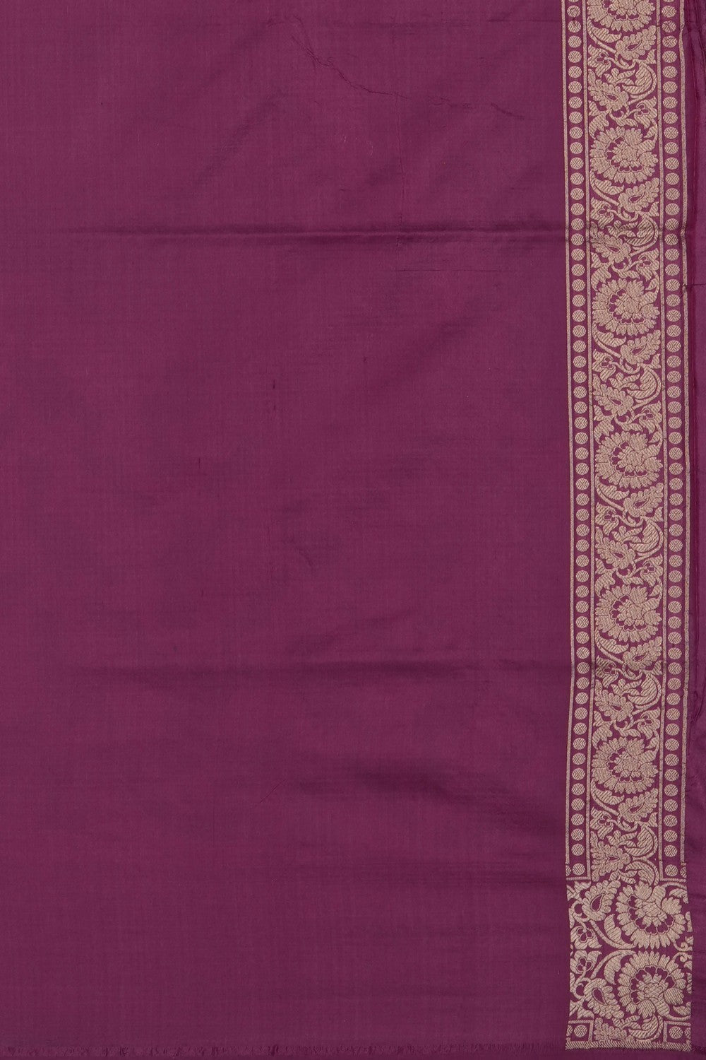 Image of Lilac Purple Banarasi Brocade Silk Saree