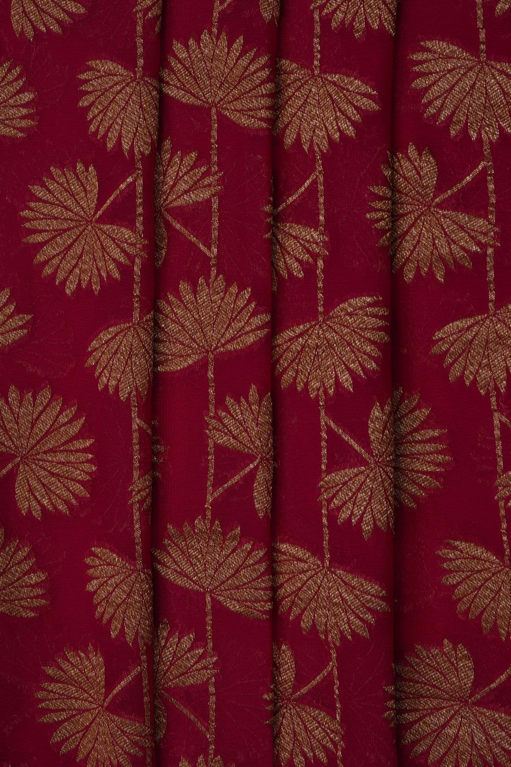 Image of Rose Pink Banarasi Georgette Saree