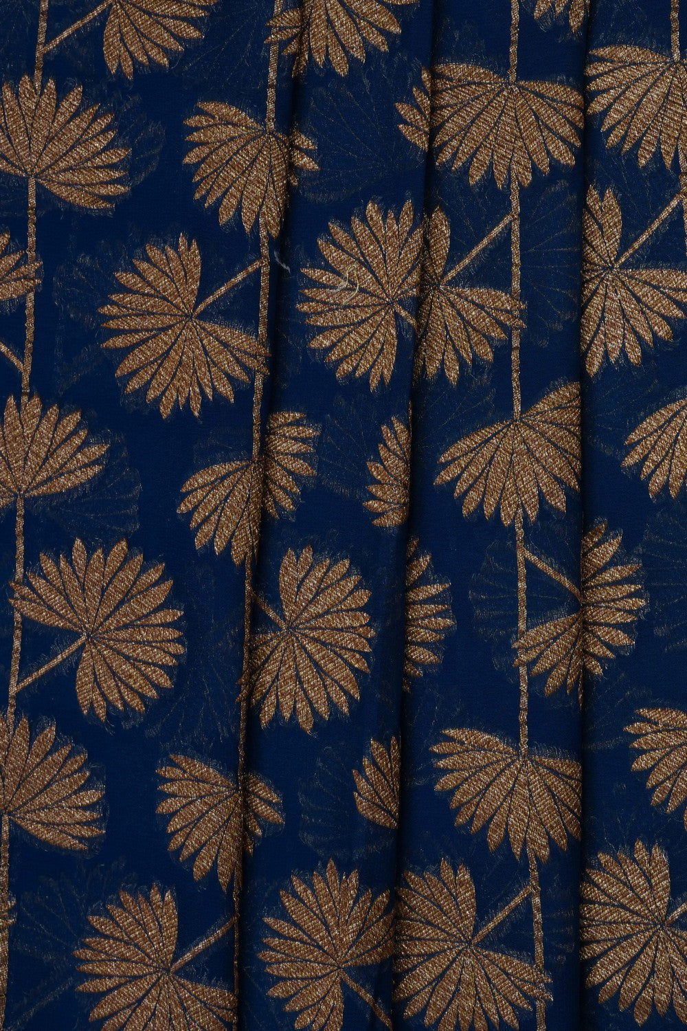 Image of Blue Banarasi Georgette Saree