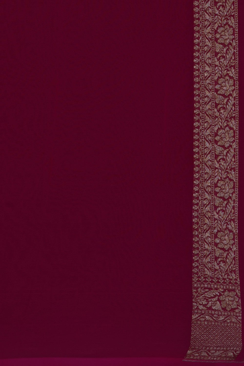 Image of Blue Banarasi Georgette Saree