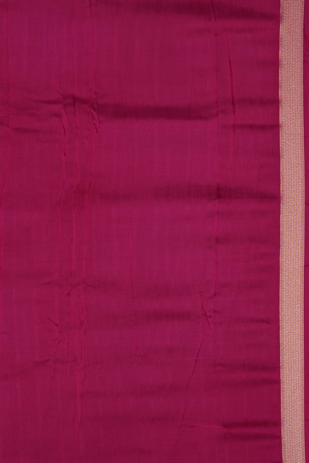 Image of Plum-Pink Banarasi Brocade Silk Saree