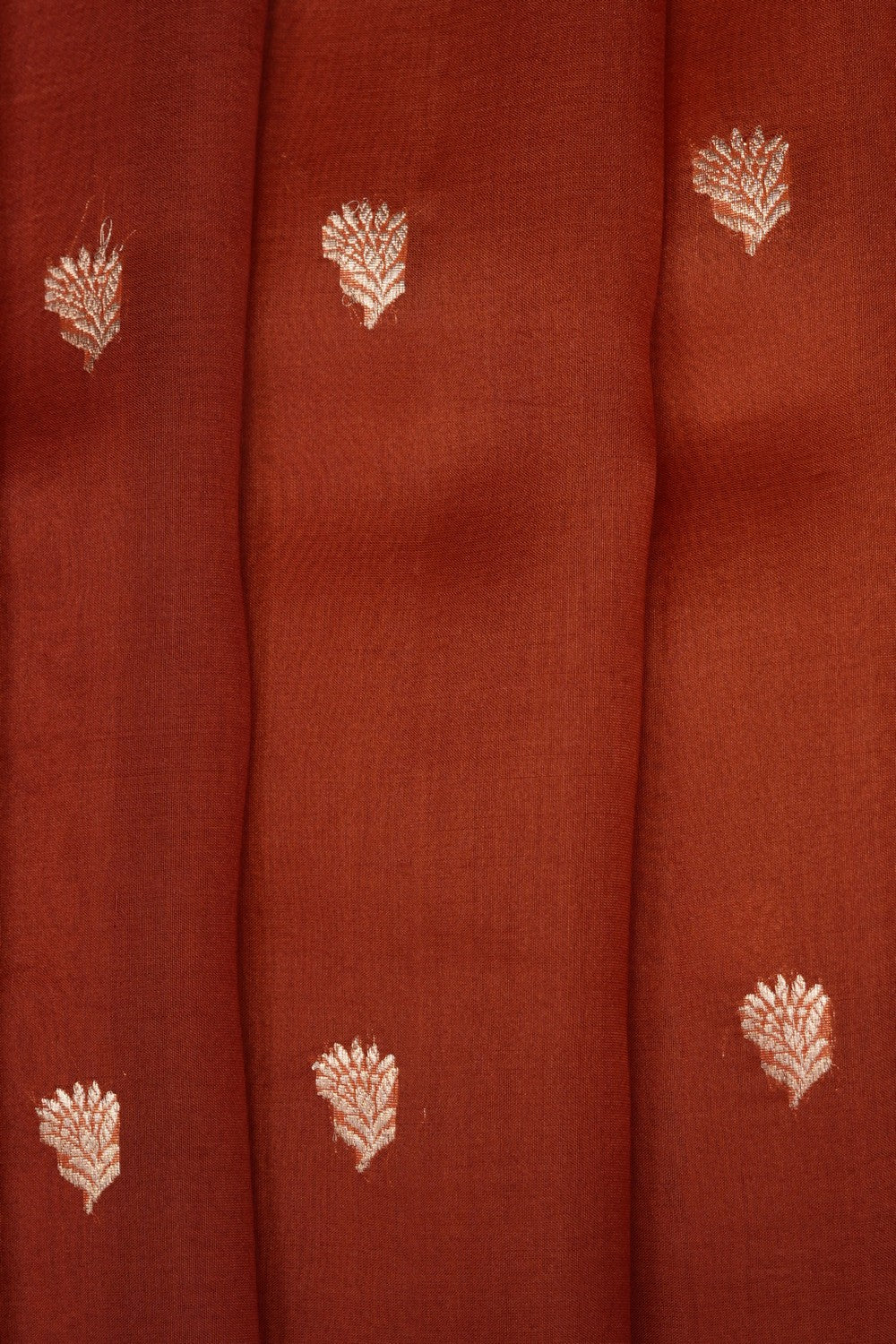 Image of Orange Banarasi Kora Saree