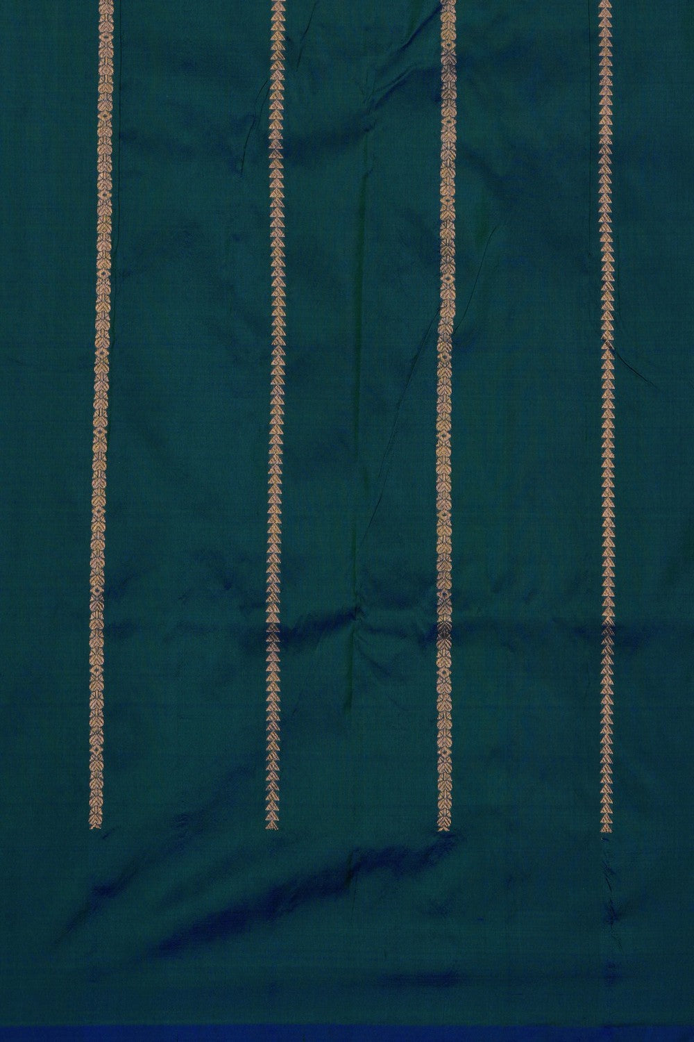 Image of Blue Banarasi Katan Silk Saree