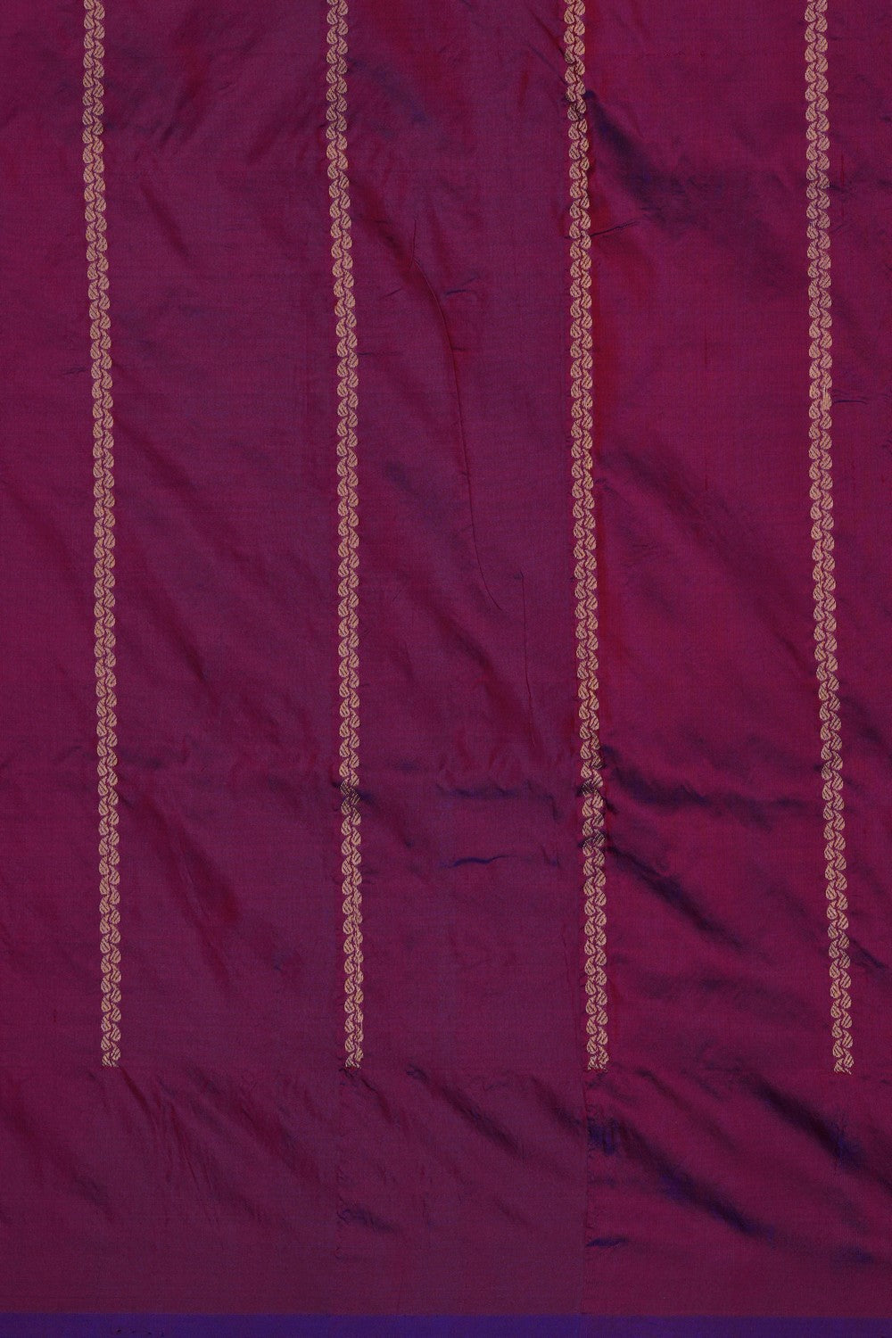 Image of Violet Banarasi Katan Silk Saree