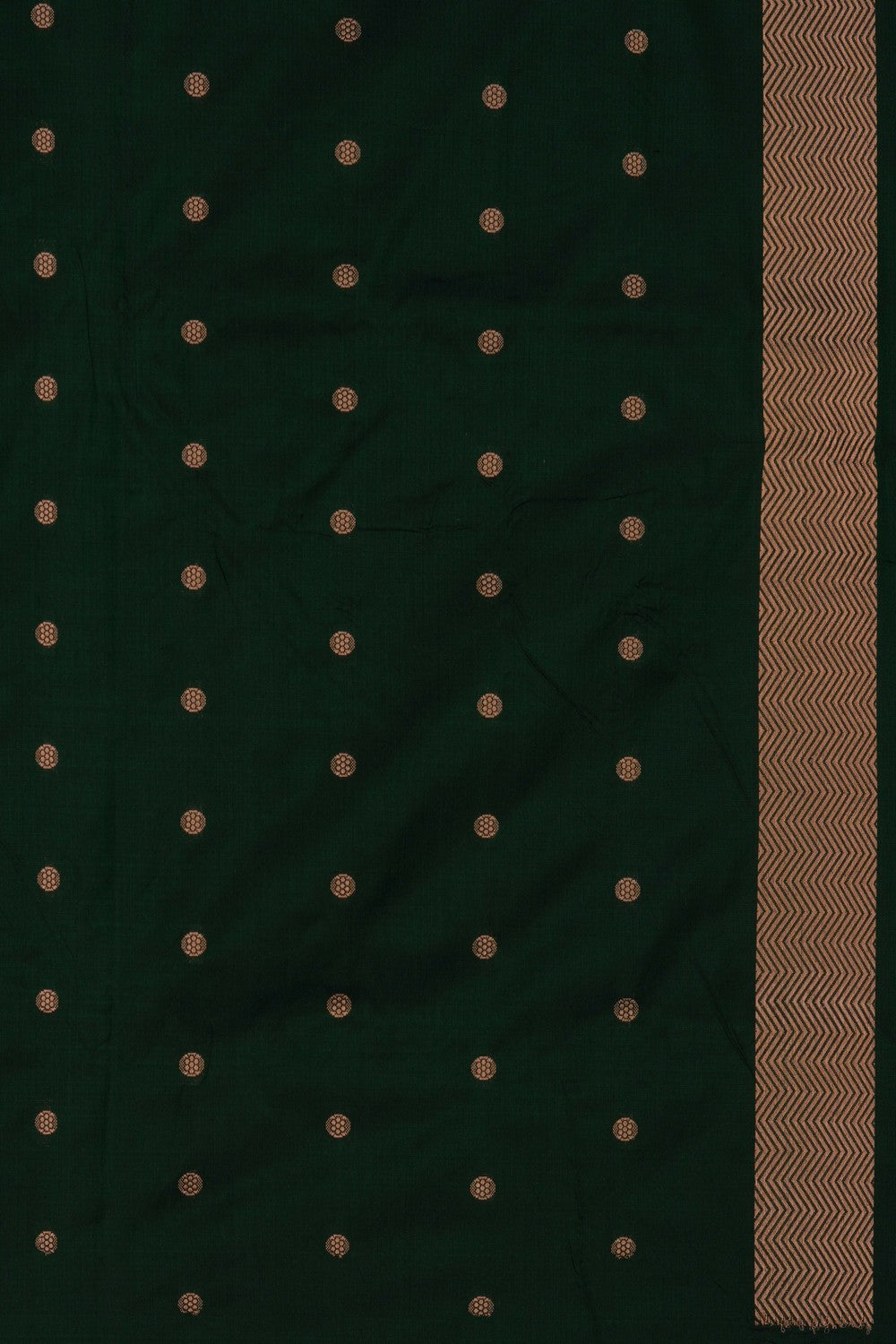 Image of Green Banarasi Katan Silk Saree