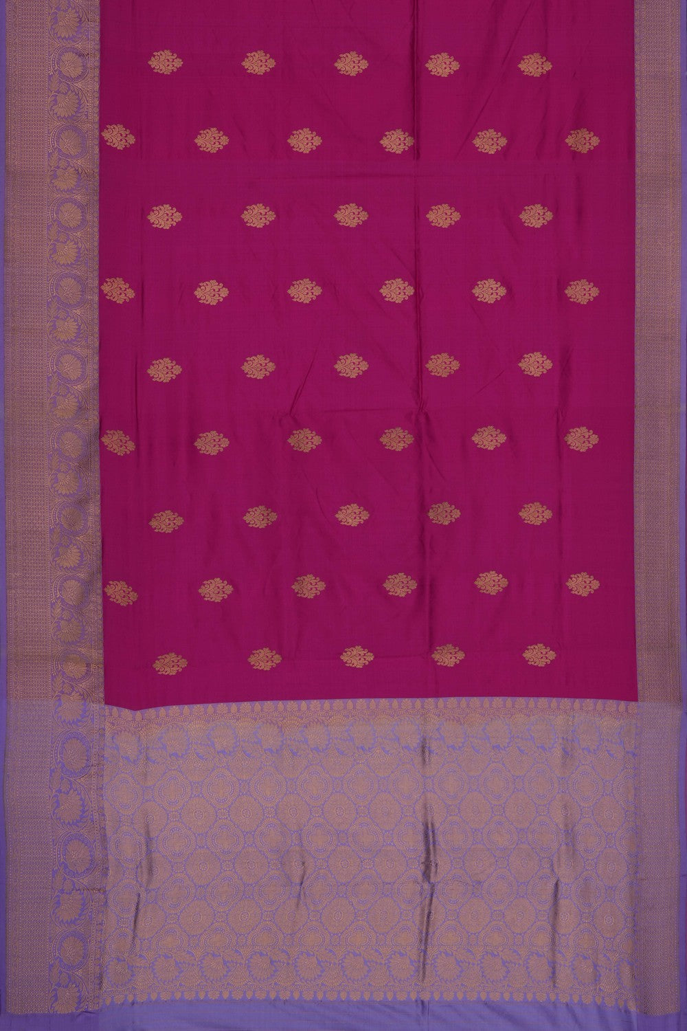 Image of Pink Banarasi Katan Silk Saree