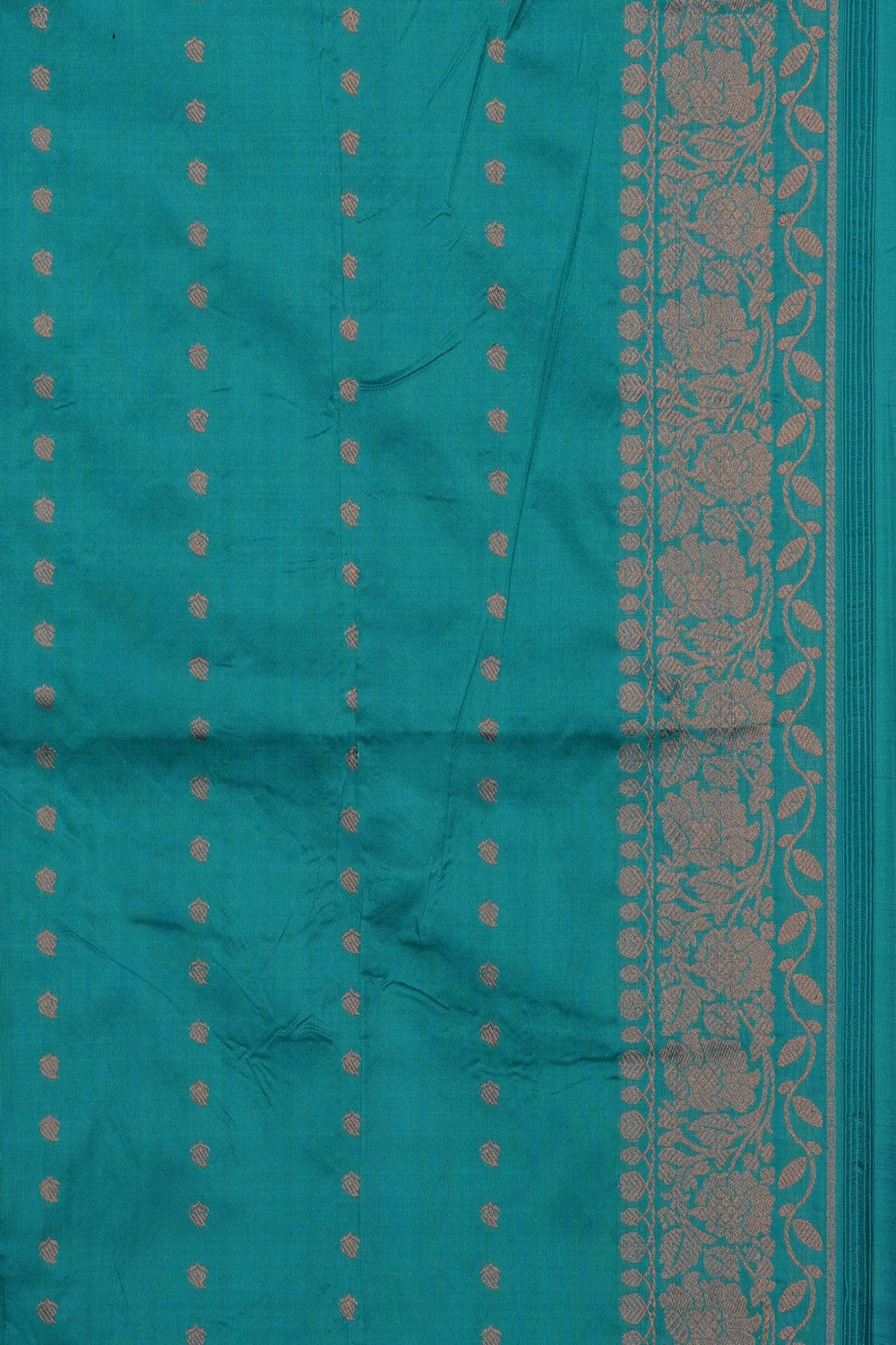 Image of Violet Banarasi Katan Silk Saree
