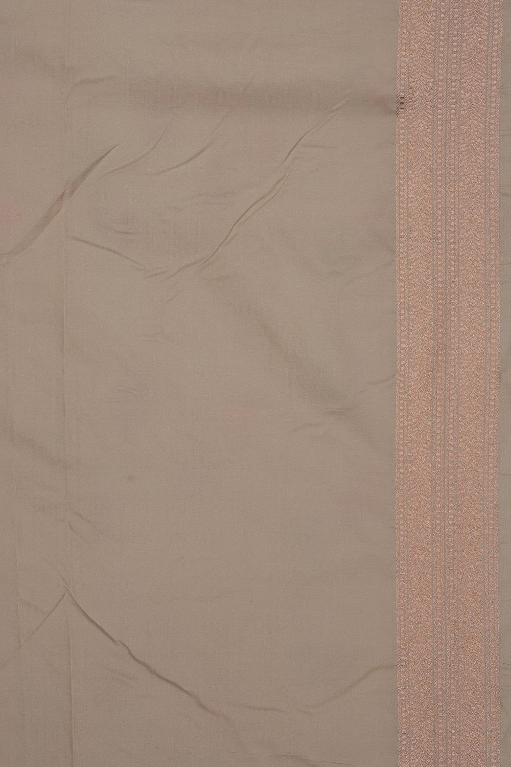 Image of Off-White Banarasi Katan Silk Saree