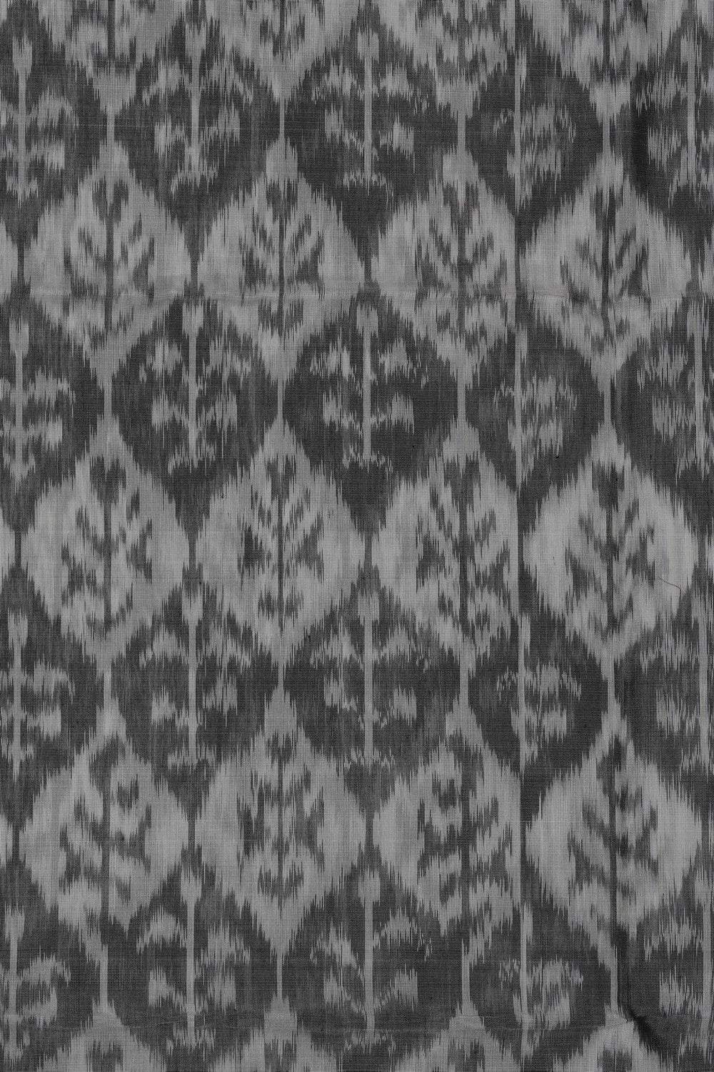 Image of South Silk-Cotton Ikat Fusion Saree