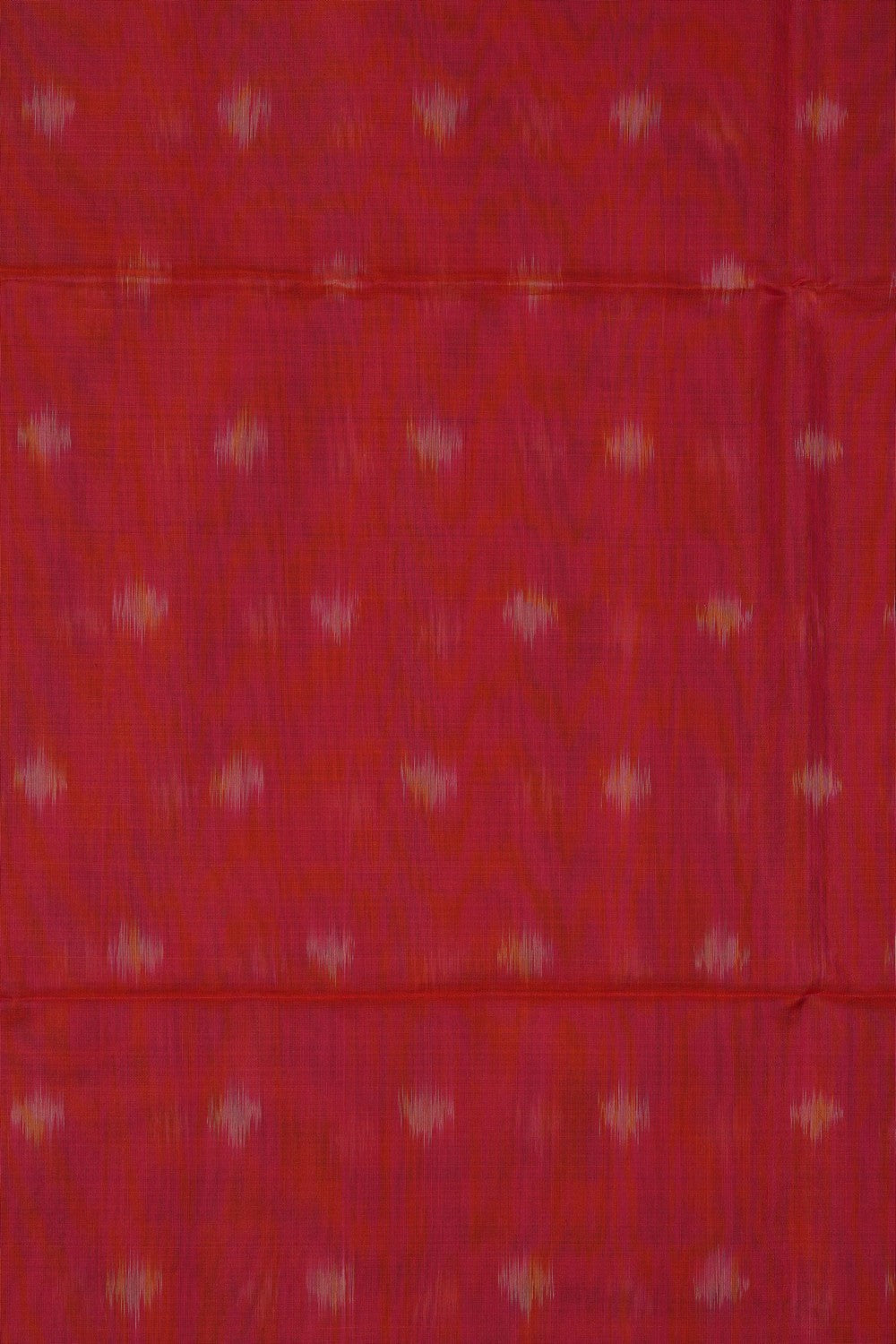 Image of South Silk-Cotton Ikat Fusion Saree