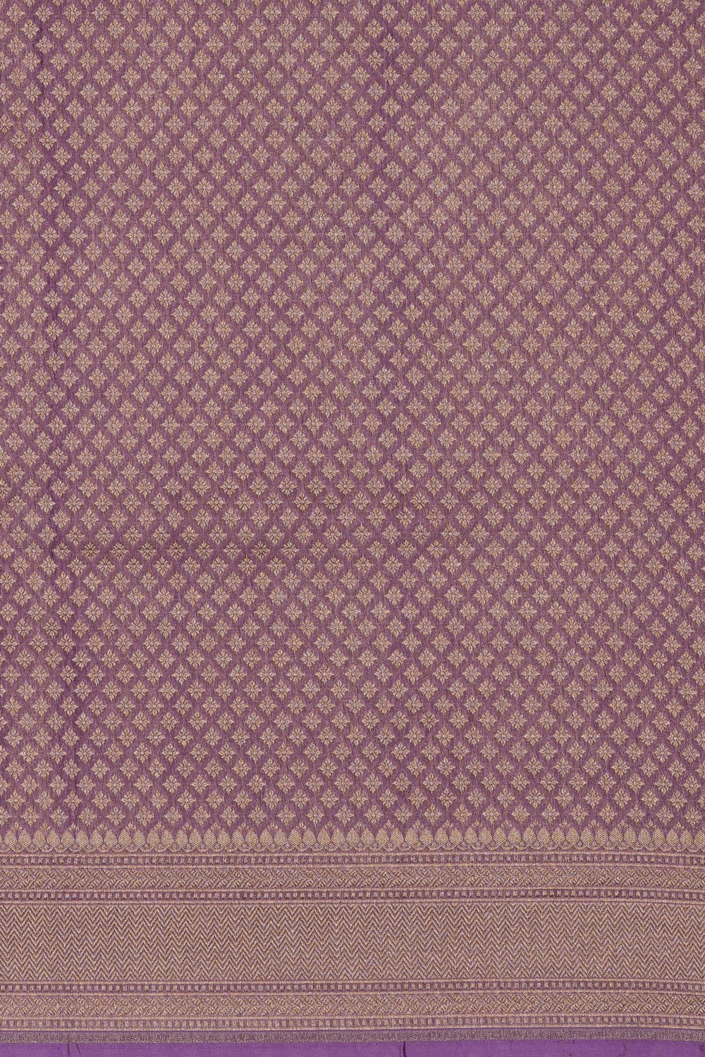 Image of Mauve Banarasi Tissue Silk Saree