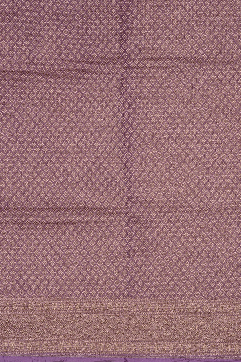 Image of Mauve Banarasi Tissue Silk Saree