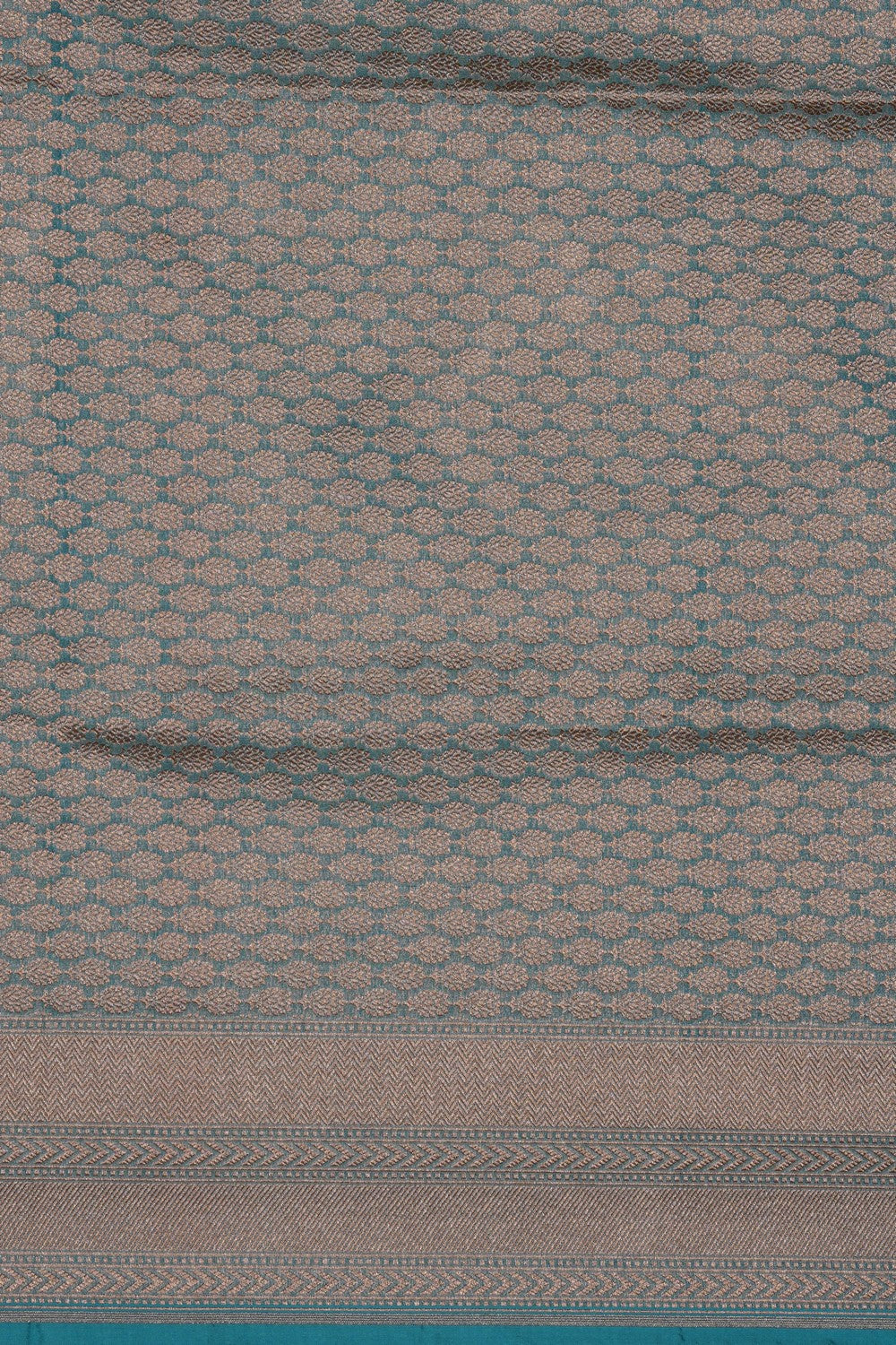Image of Blue Banarasi Tissue Silk Saree