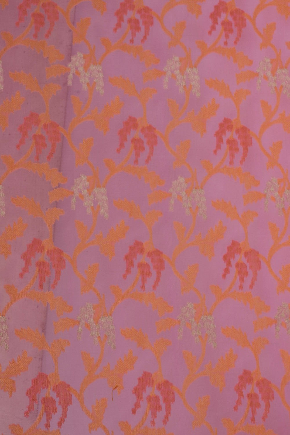 Image of Pink Banarasi Kora Saree