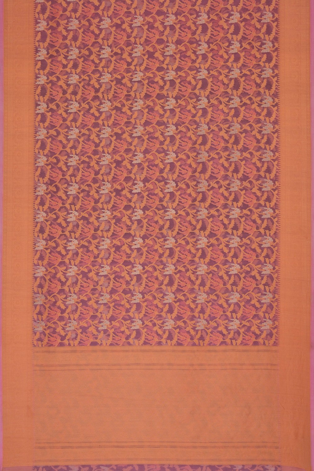 Image of Pink Banarasi Kora Saree