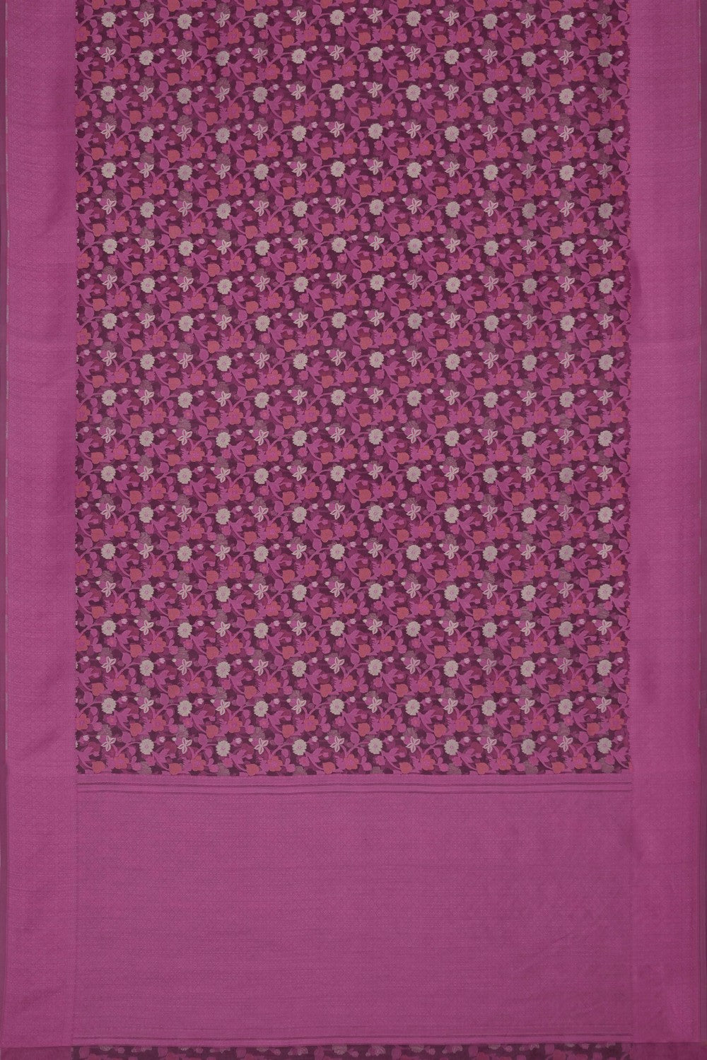 Image of Pink Banarasi Kora Saree