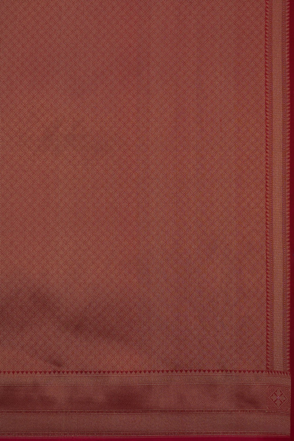 Image of Red Banarasi Kora Saree