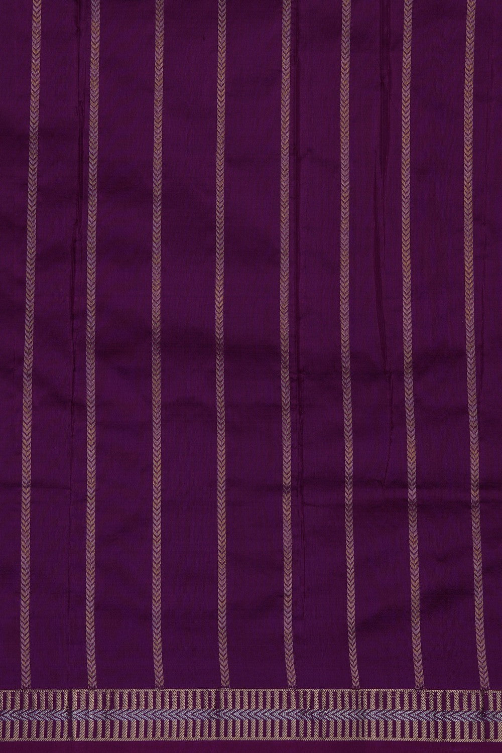 Image of Magenta-Pink Banarasi Katan Silk Saree