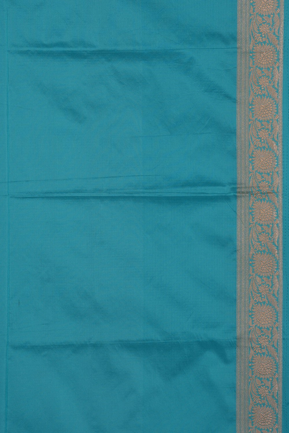 Image of Blue Banarasi Katan Silk Saree