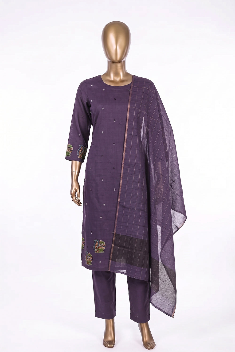 Image of Unstitched Suit Set Fabric (3 Pcs Set)