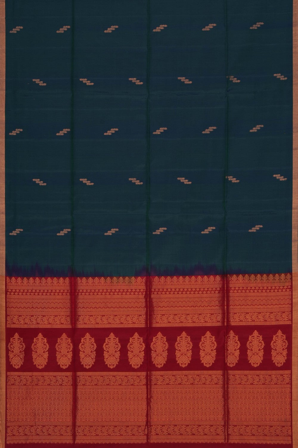 Image of Blue South Silk Cotton Saree