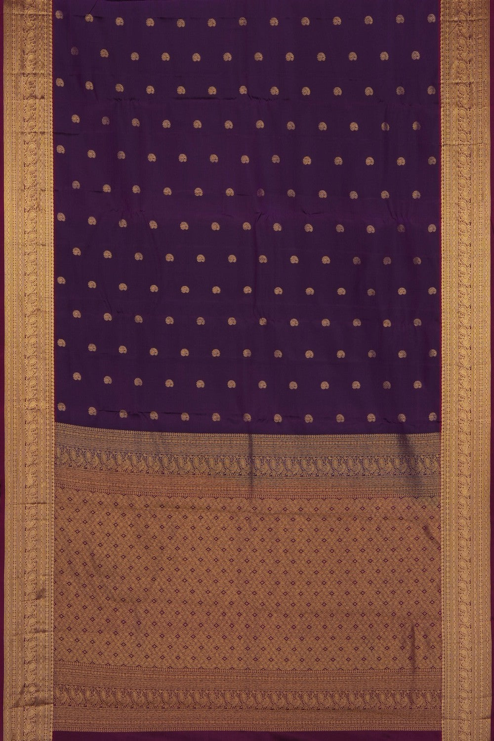 Image of Violet South Silk Saree