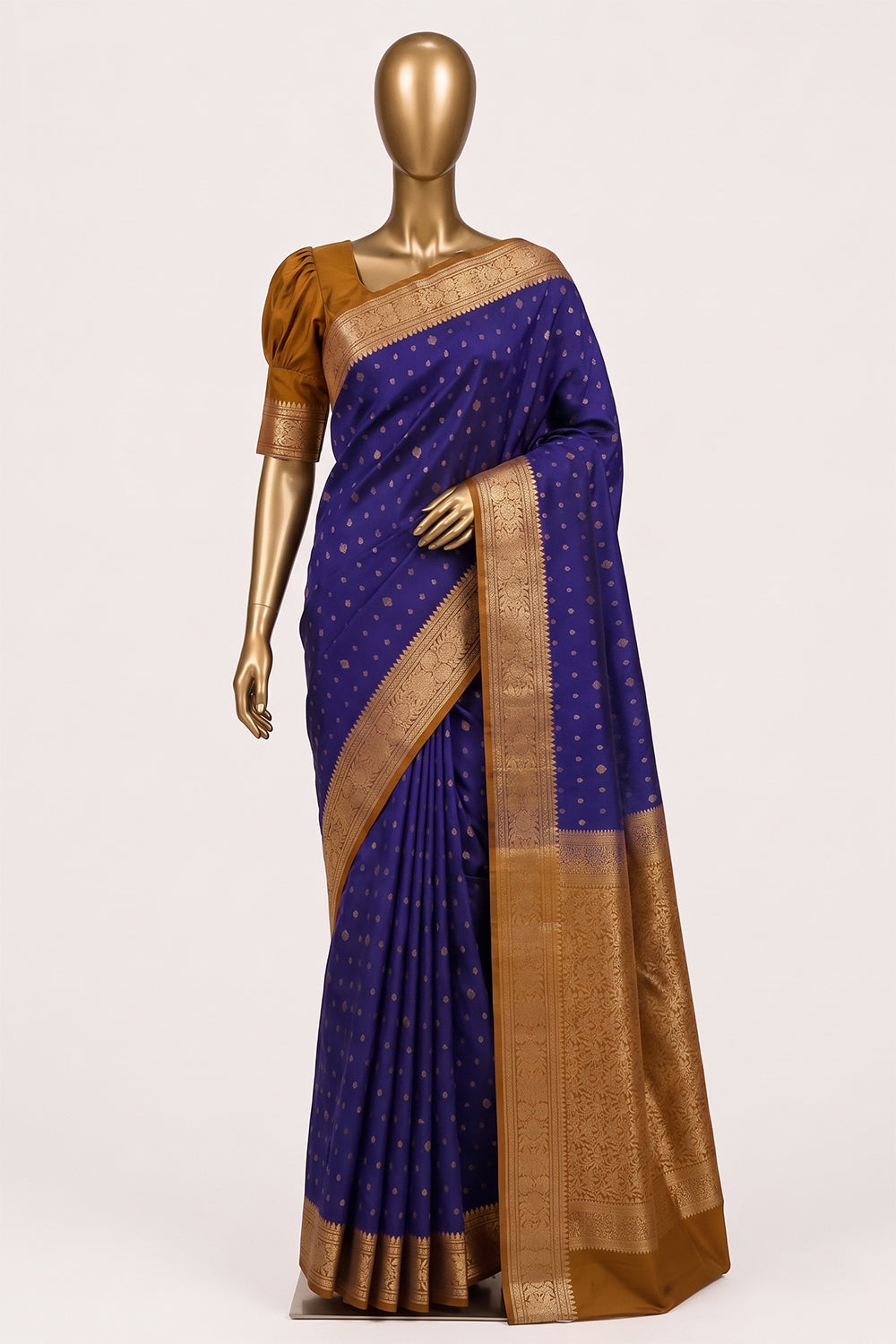 Image of Purple South Silk Saree