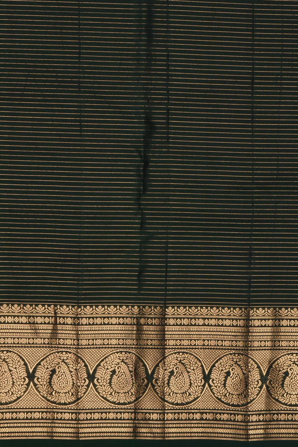 Image of Green South Silk Kattam Saree