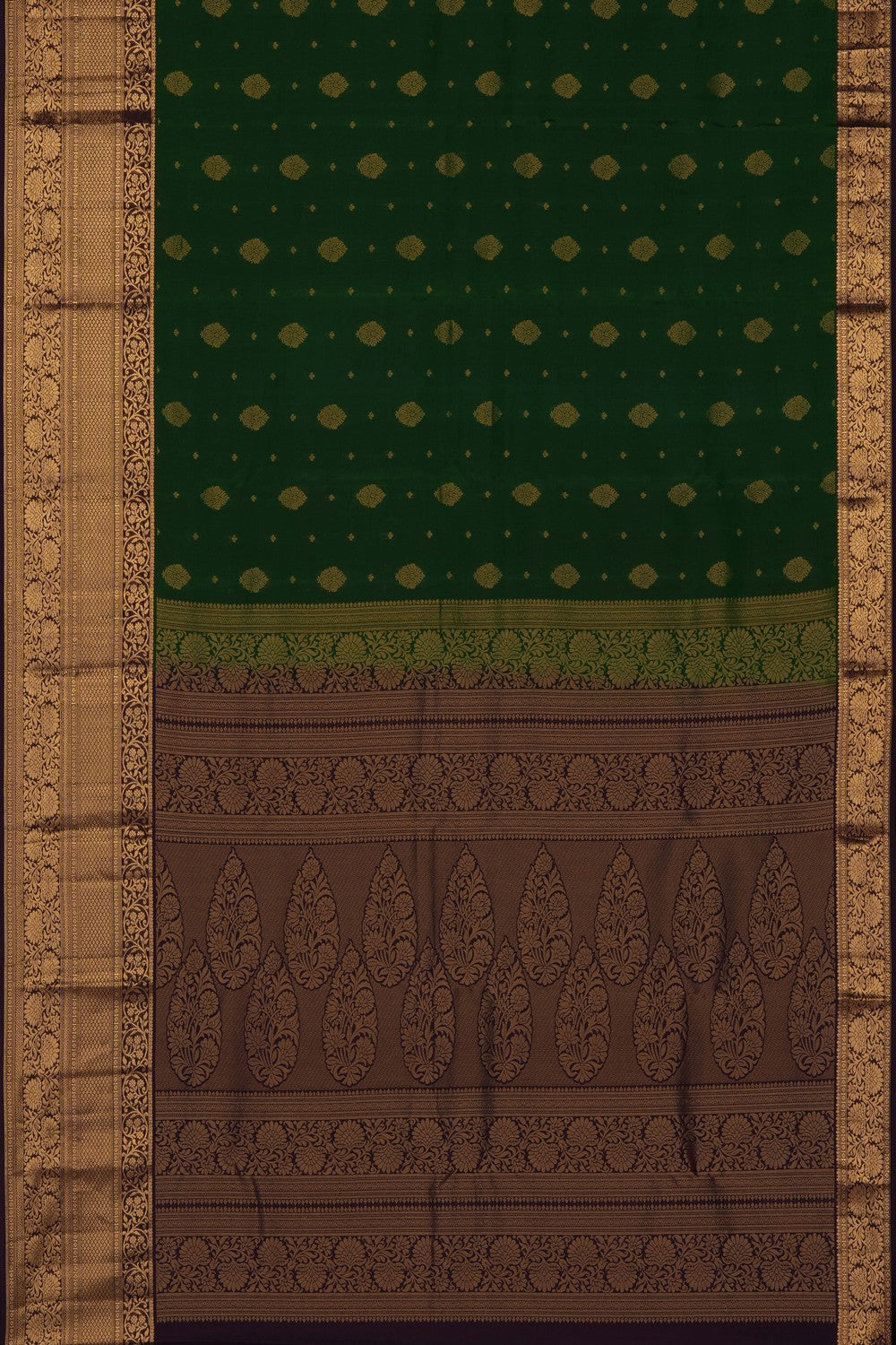 Image of Green South Silk Saree