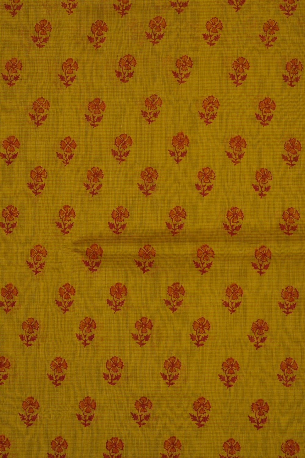 Image of Floral Printed Silk Cotton Saree