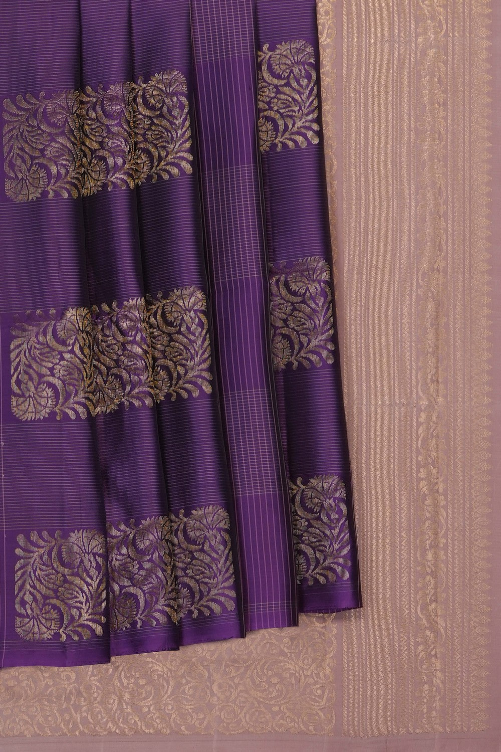 Image of Purple South Silk Saree