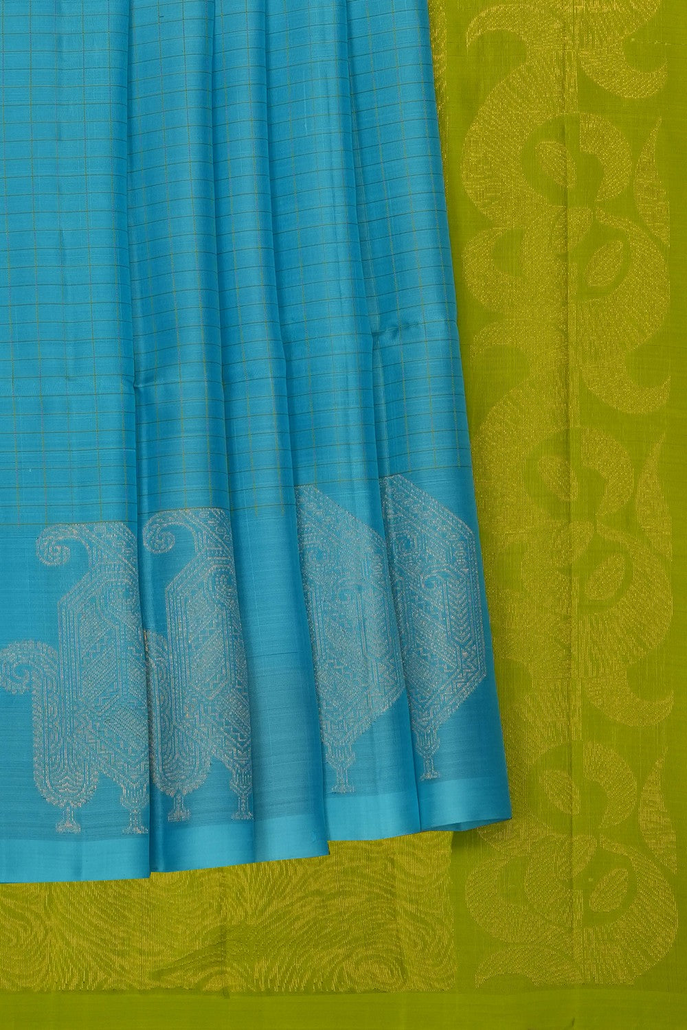 Image of Blue South Silk Saree