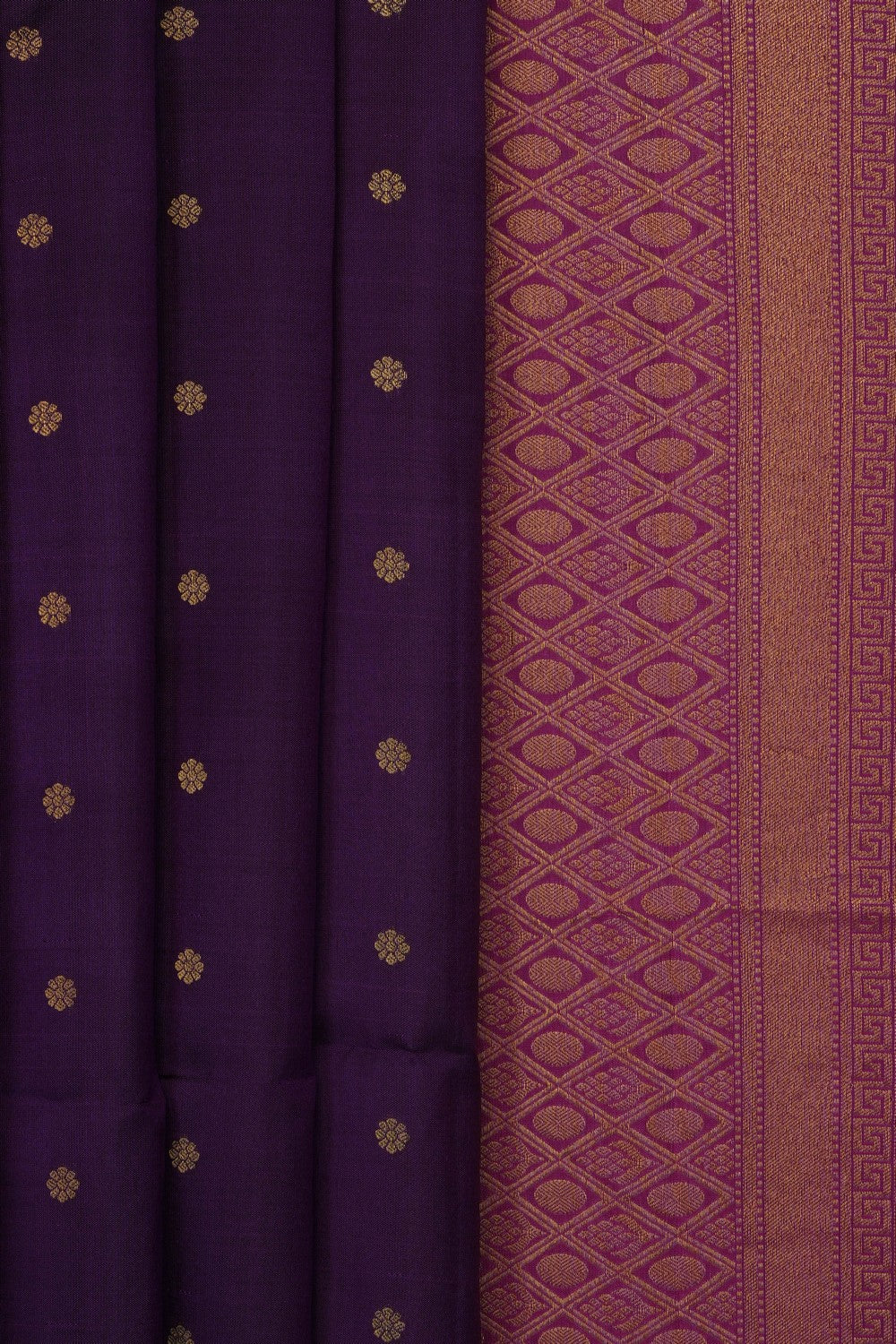 Image of Violet South Silk Saree