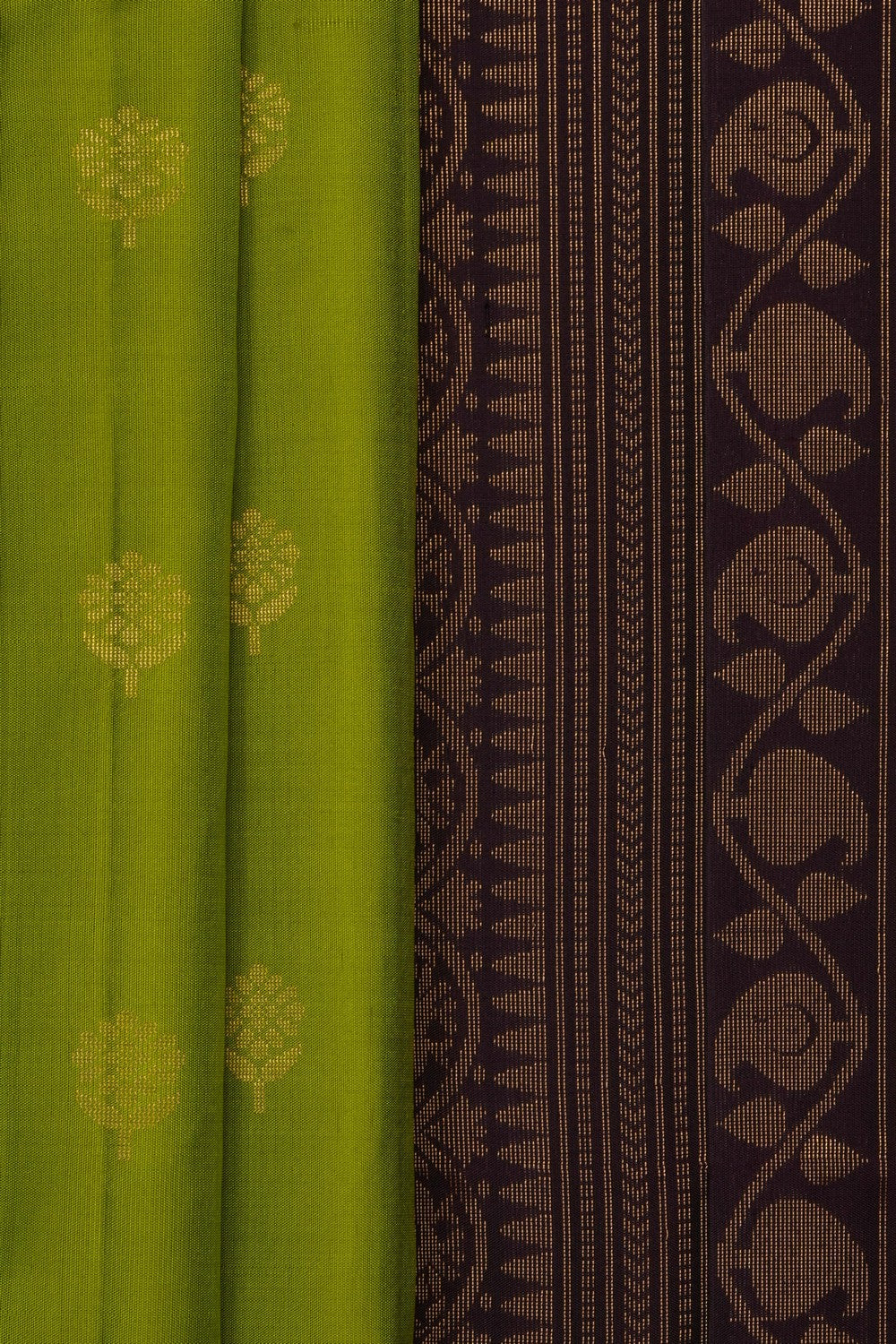 Image of Green South Silk Saree