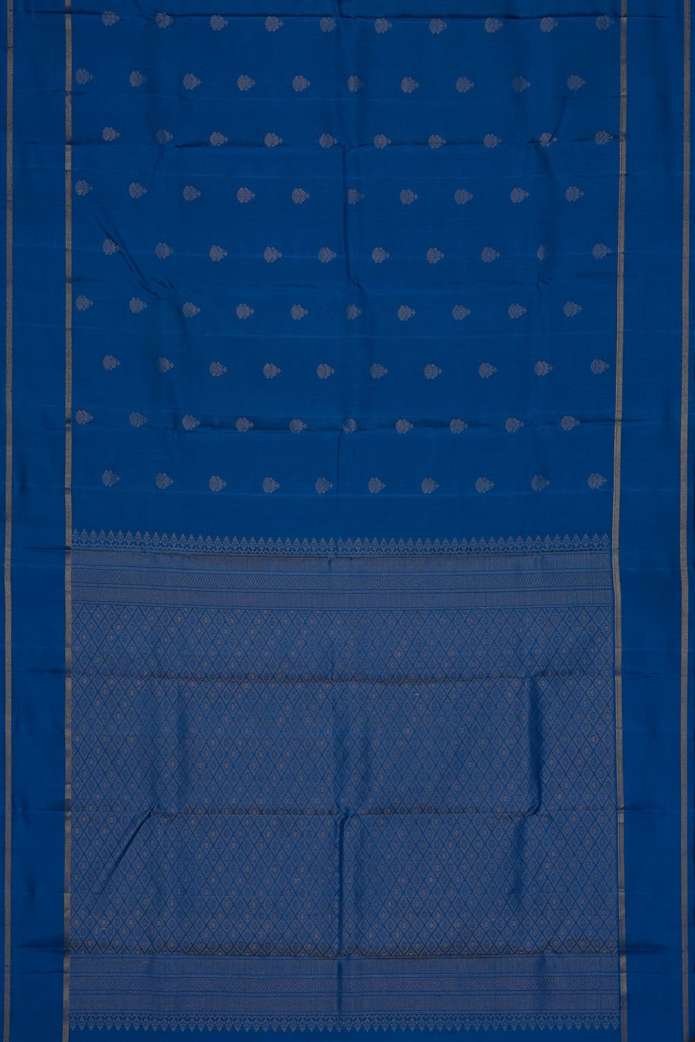 Image of Blue South Silk Saree