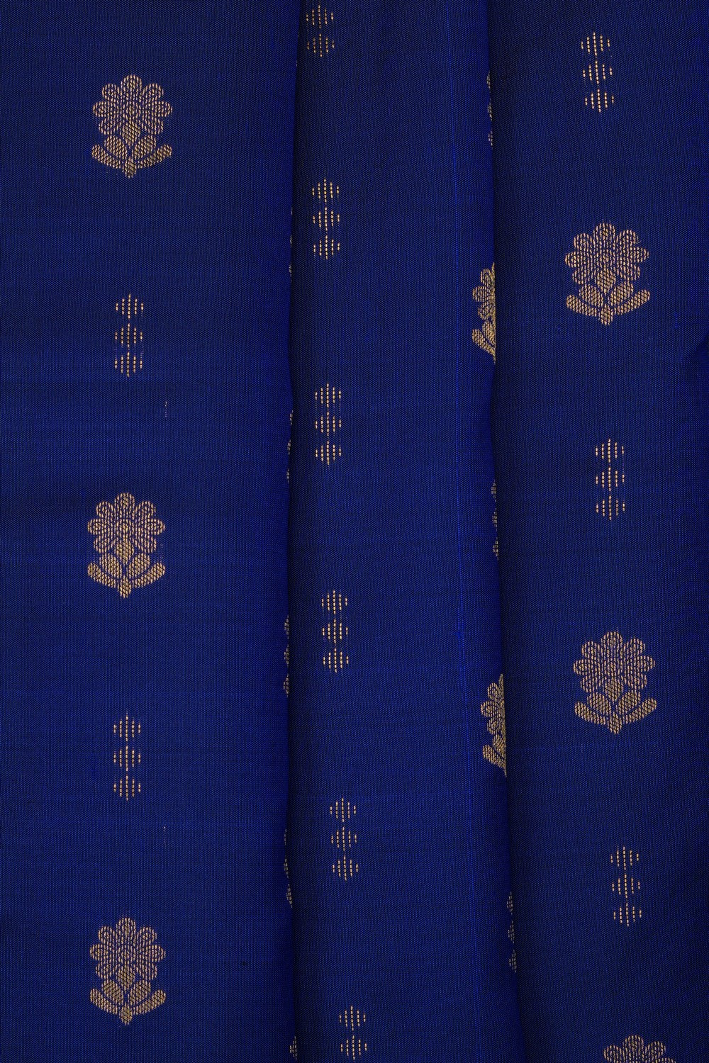 Image of Indigo Blue South Silk Saree