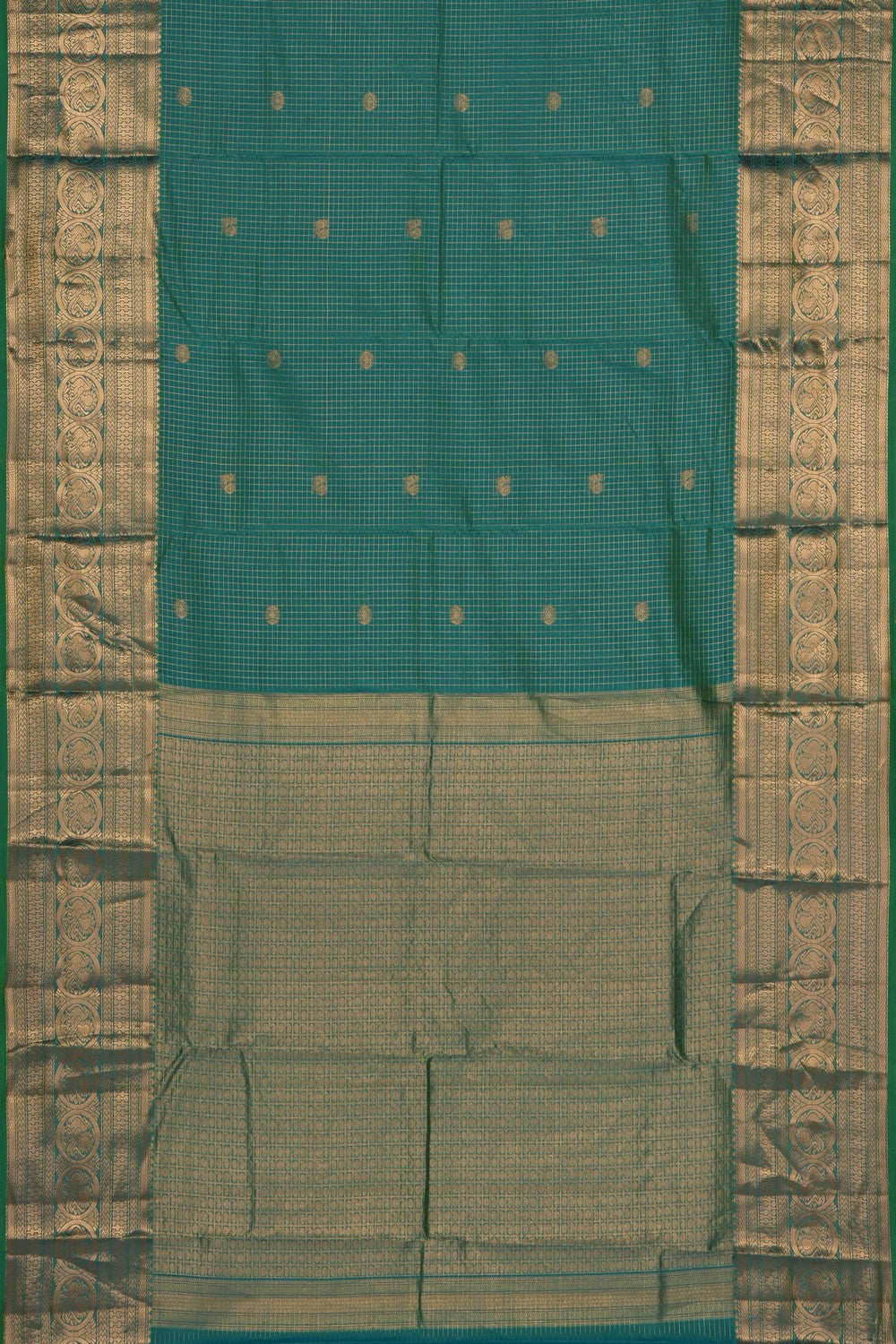 Image of Sea Green South Silk Saree