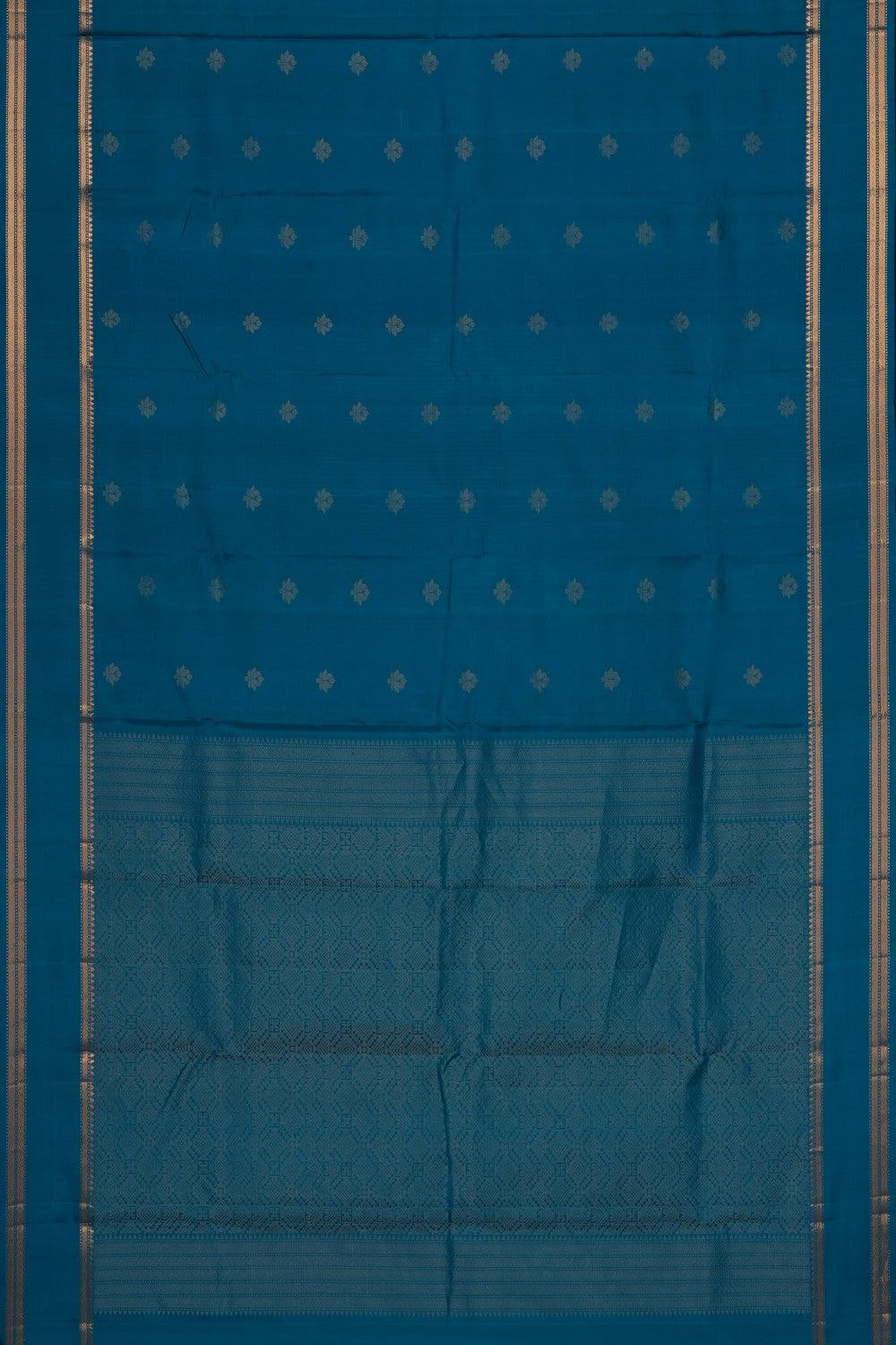 Image of Blue South Silk Saree