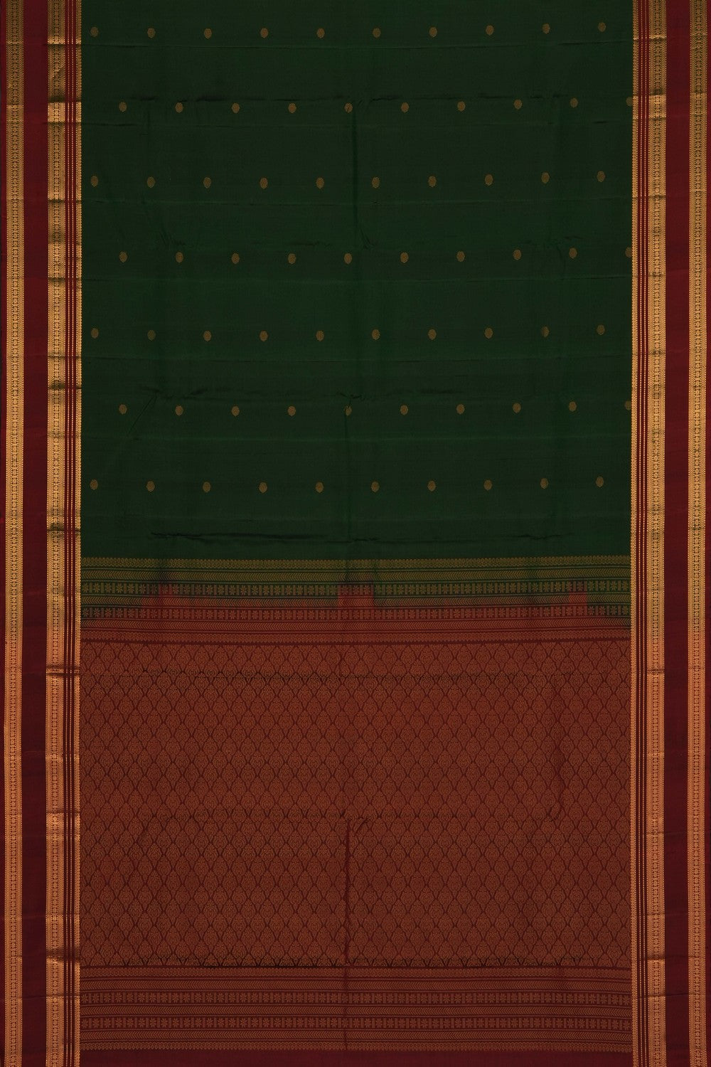 Image of Green South Silk Saree