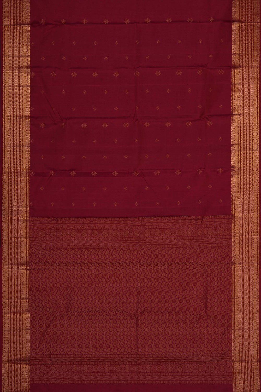 Image of Red South Silk Saree