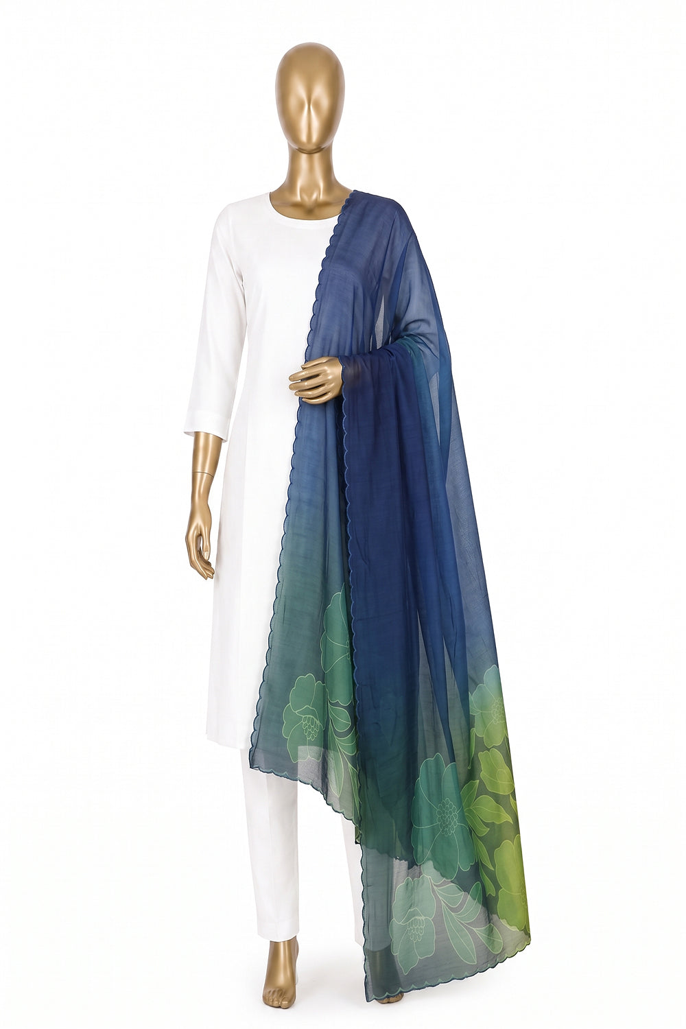 Image of Skillfully Appliquéd Onto The Dupatta