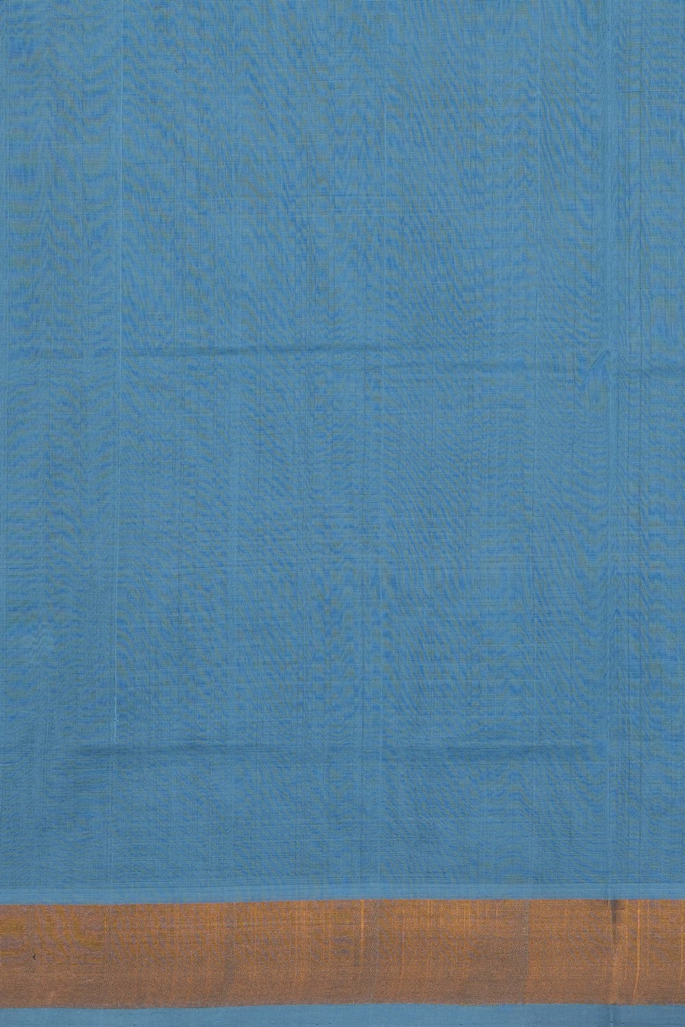 Image of Smoky Blue Cotton Saree