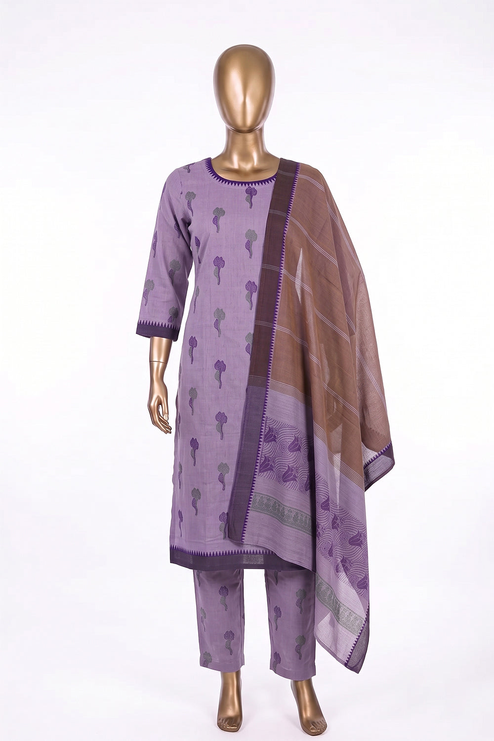 Image of Unstitched Suit Set Fabric (2 Pcs Set)