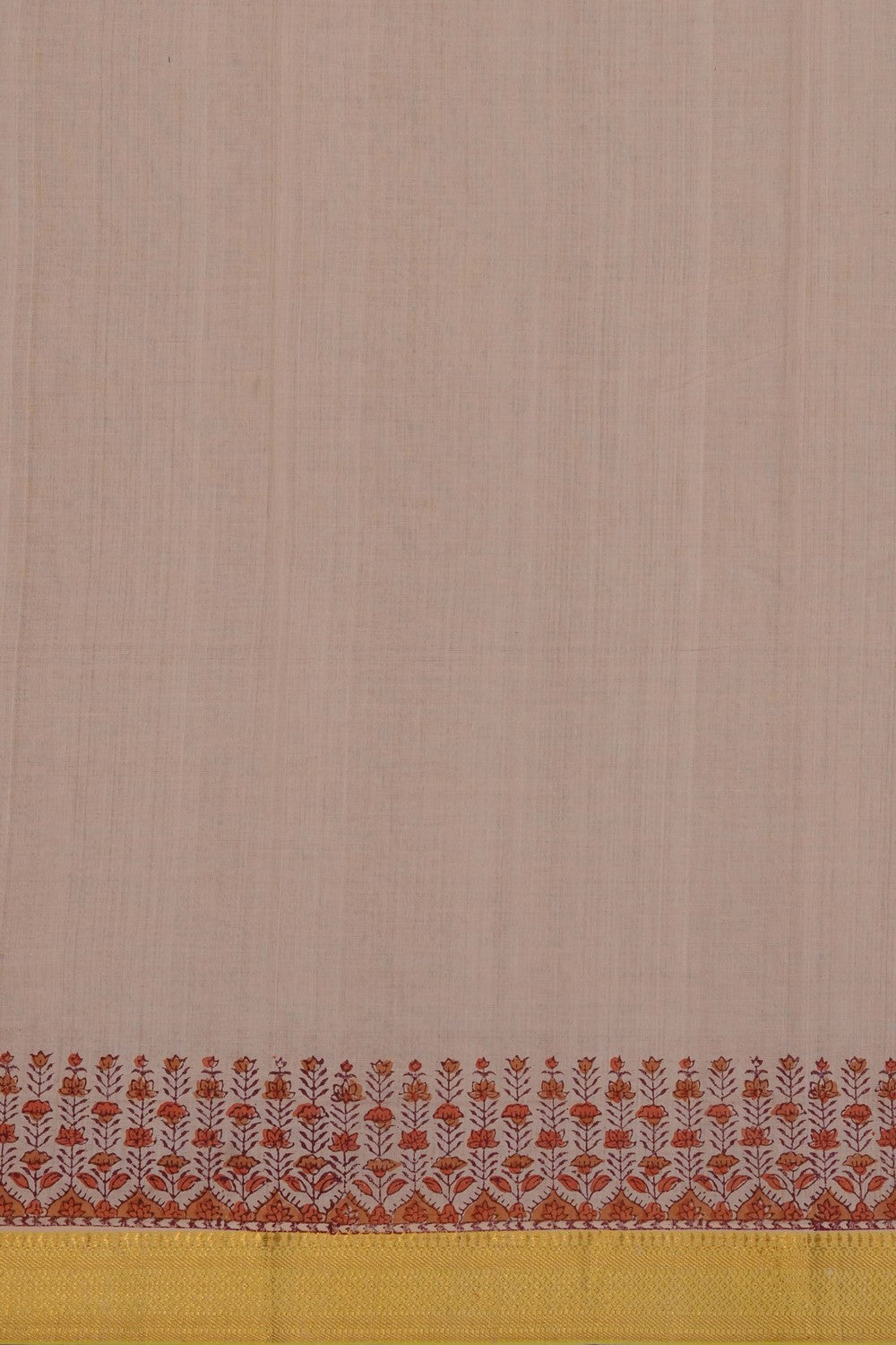 Image of Peach Mangalagiri Cotton Saree