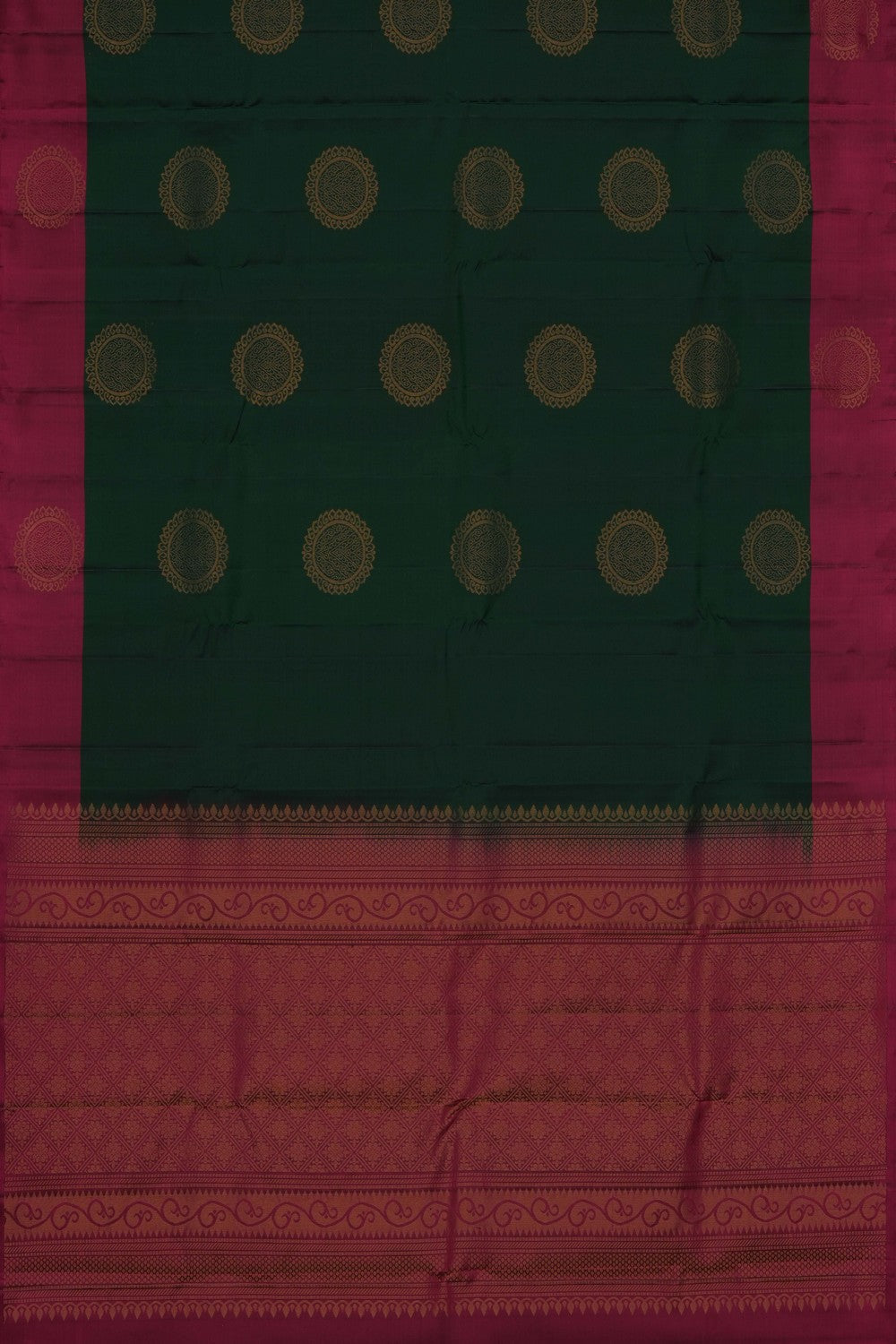 Image of Green South Silk Saree
