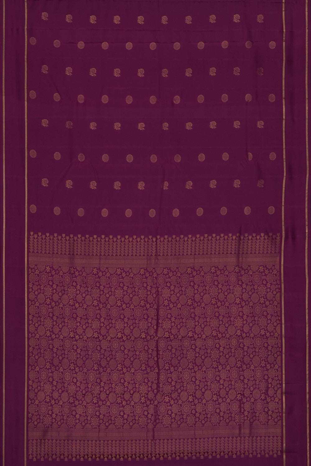 Image of Purple South Silk Saree